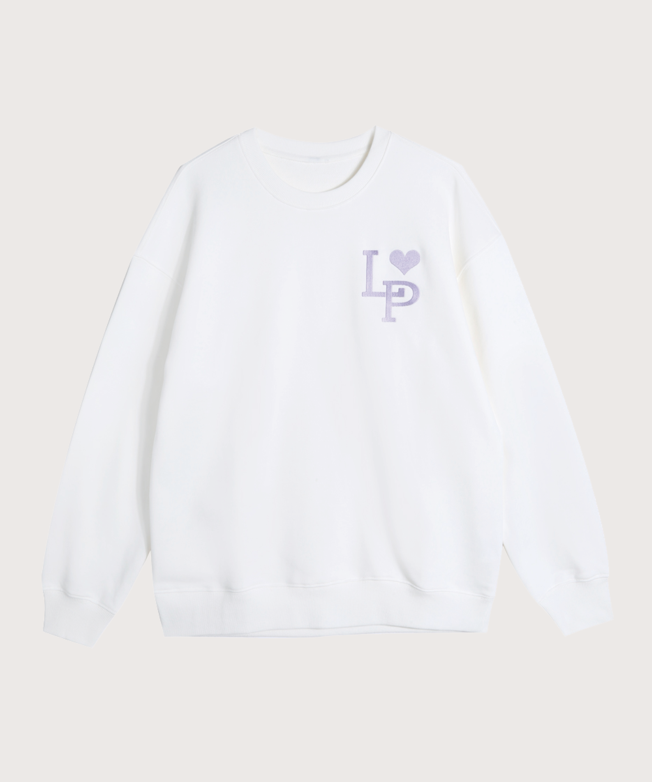 Pre-order item: LA POMME petit Light Purple Icon Sweater 