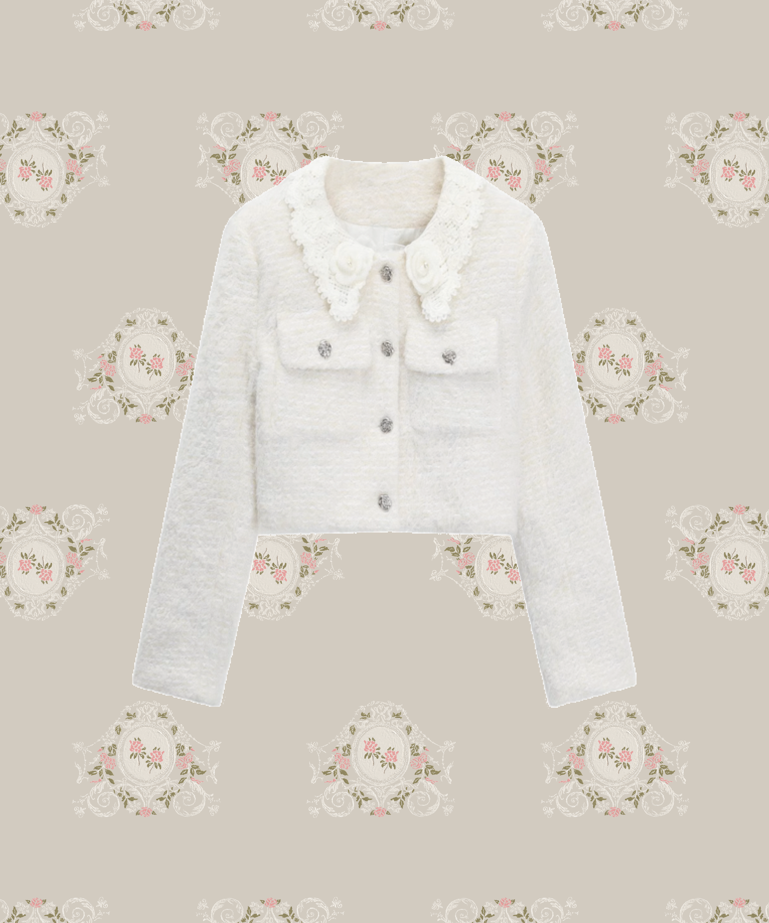 Princess Lace Inner Down Jacket 