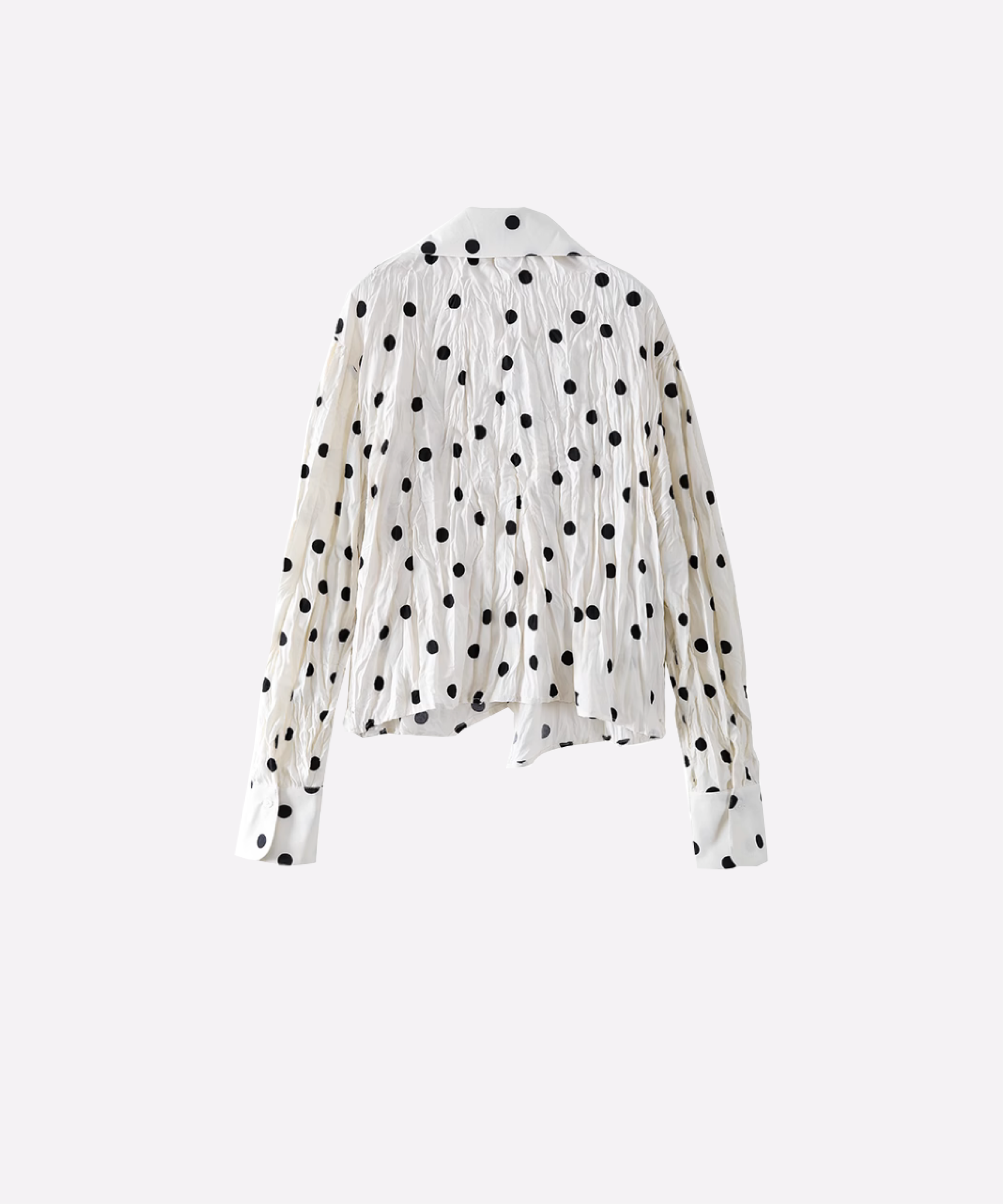French Dots Gather Shirt