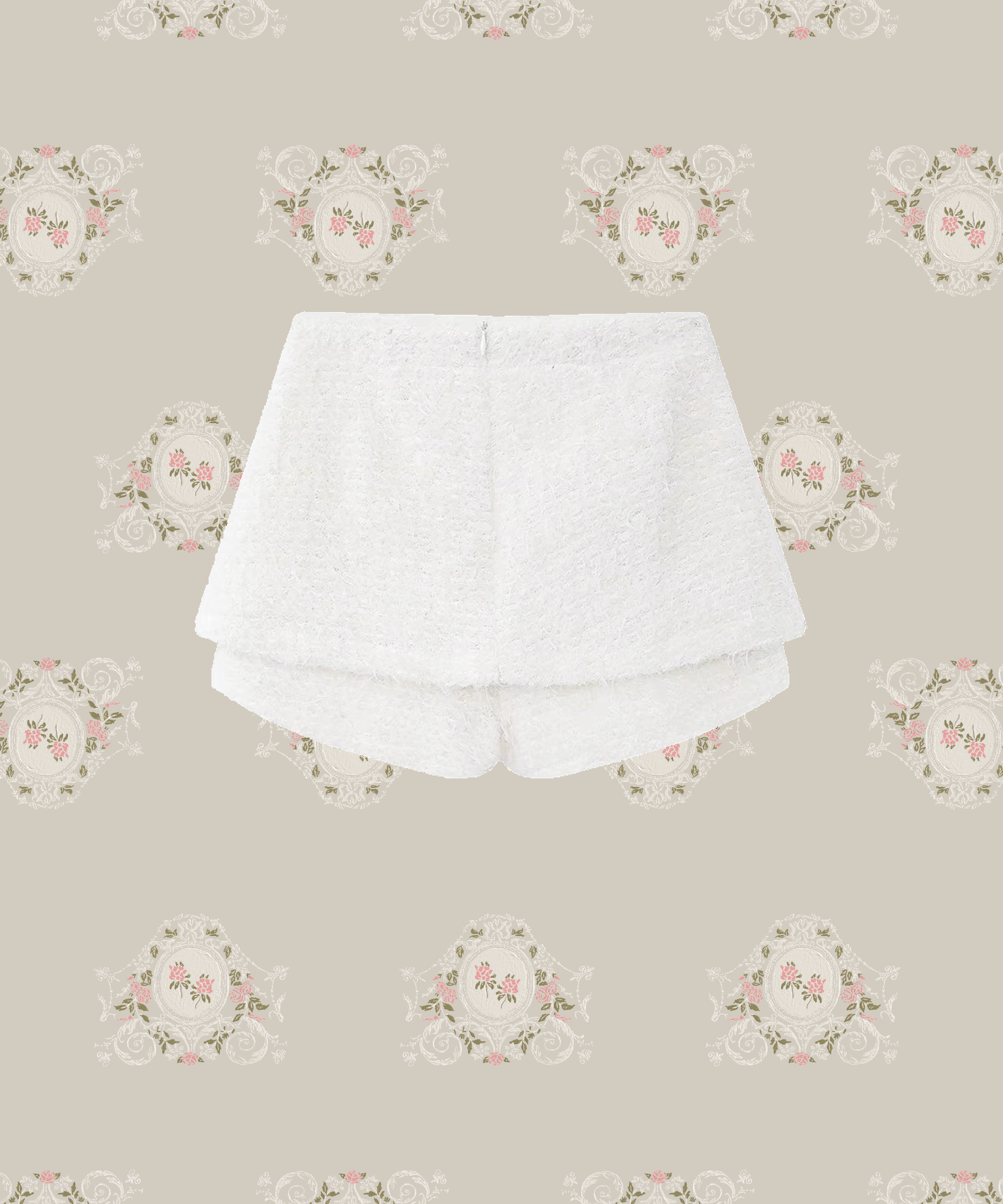 Ivory Lace Short Pants 