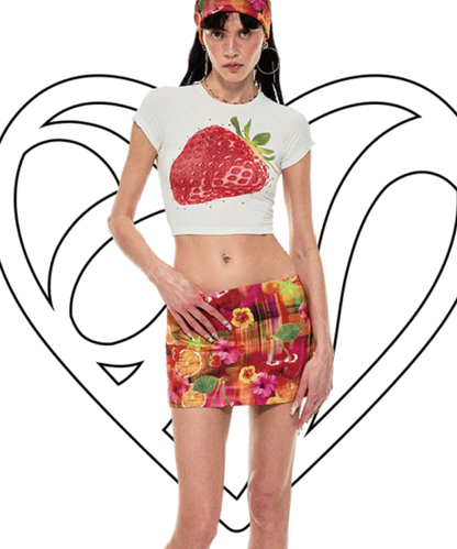 Summer Fruits Short T Strawberry 