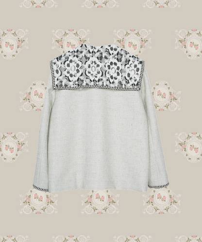 Texture Detail Garden Lace Jacket Texture Detail Garden Lace Jacket 