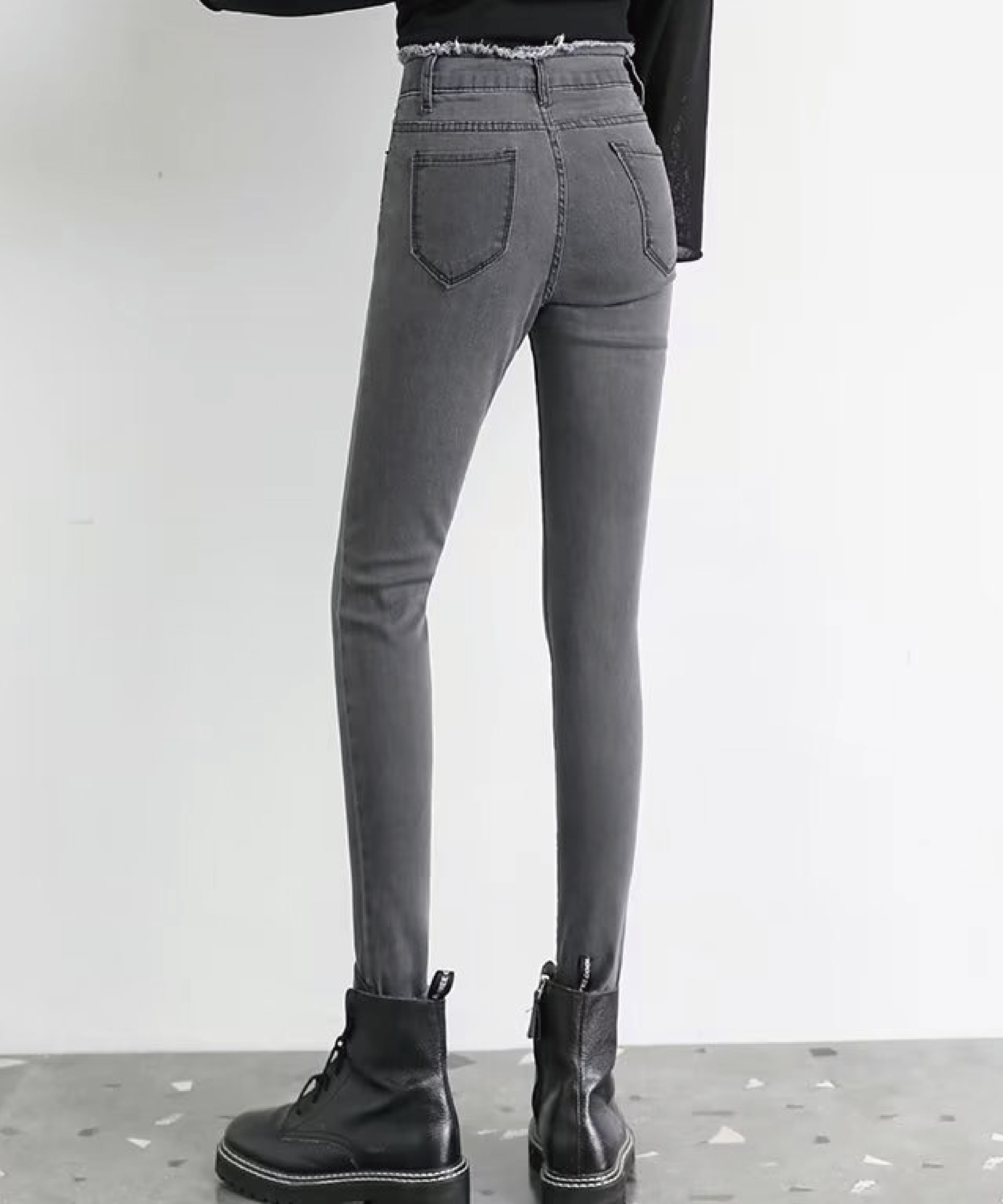 Super Slim Skinny Pants Gray 