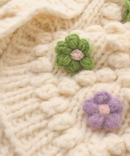 Handmade Garden Crochet Cardigan. Handmade Garden Cardigan 