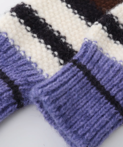 Stripe Hoodie Cardigan