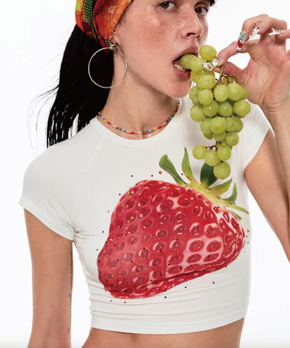 Summer Fruits Short T Strawberry