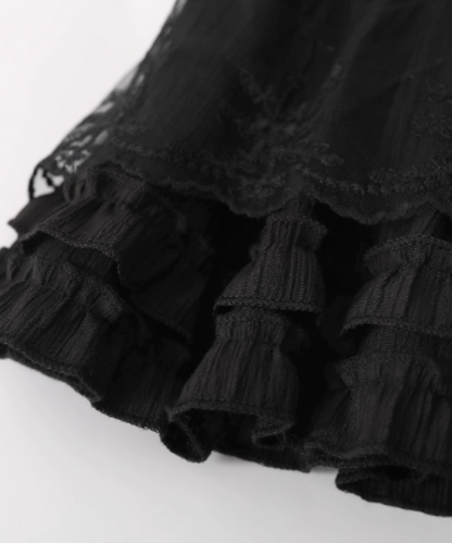 High Waist Lace Skirt