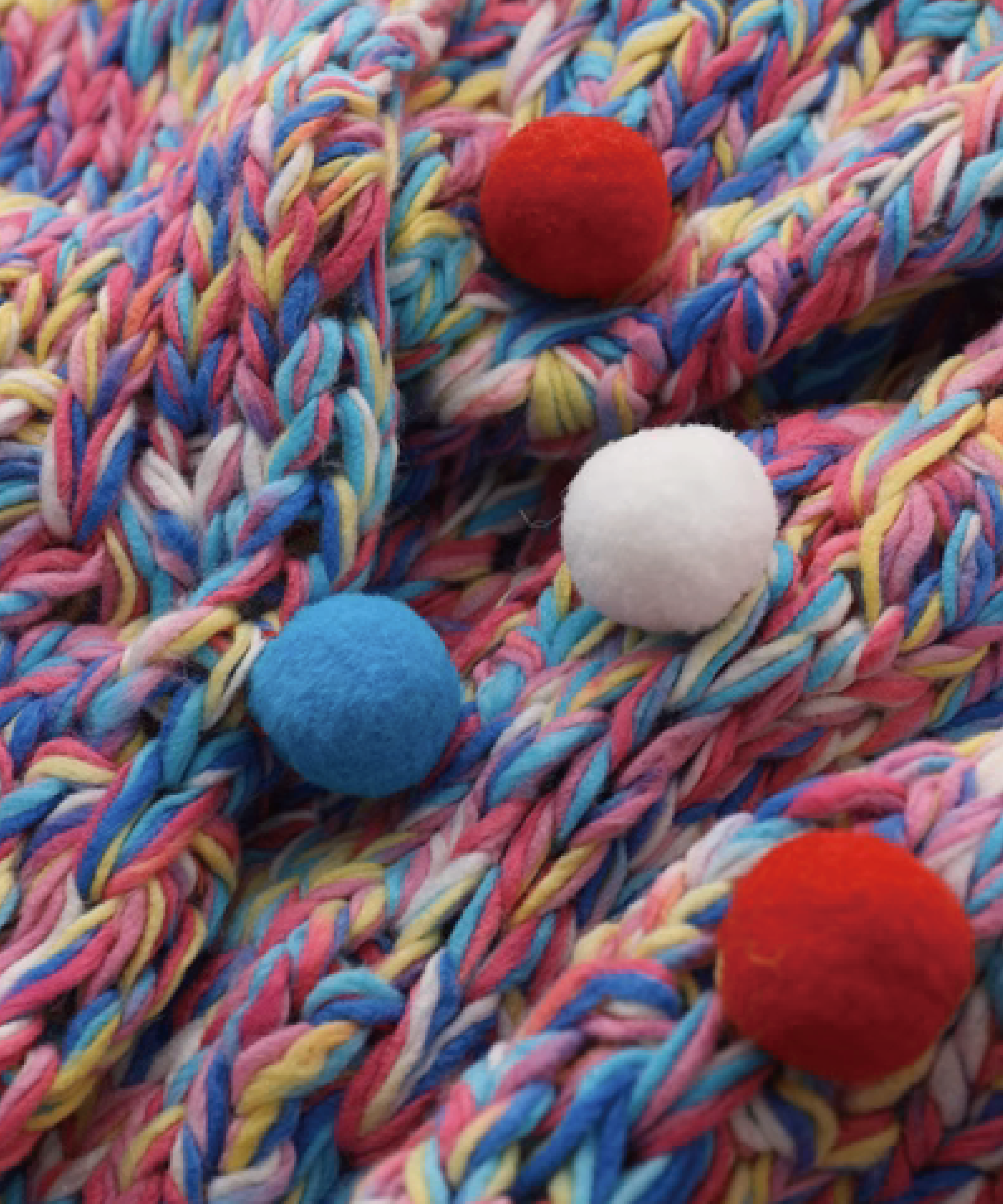 Colorful Ball Deco Knit