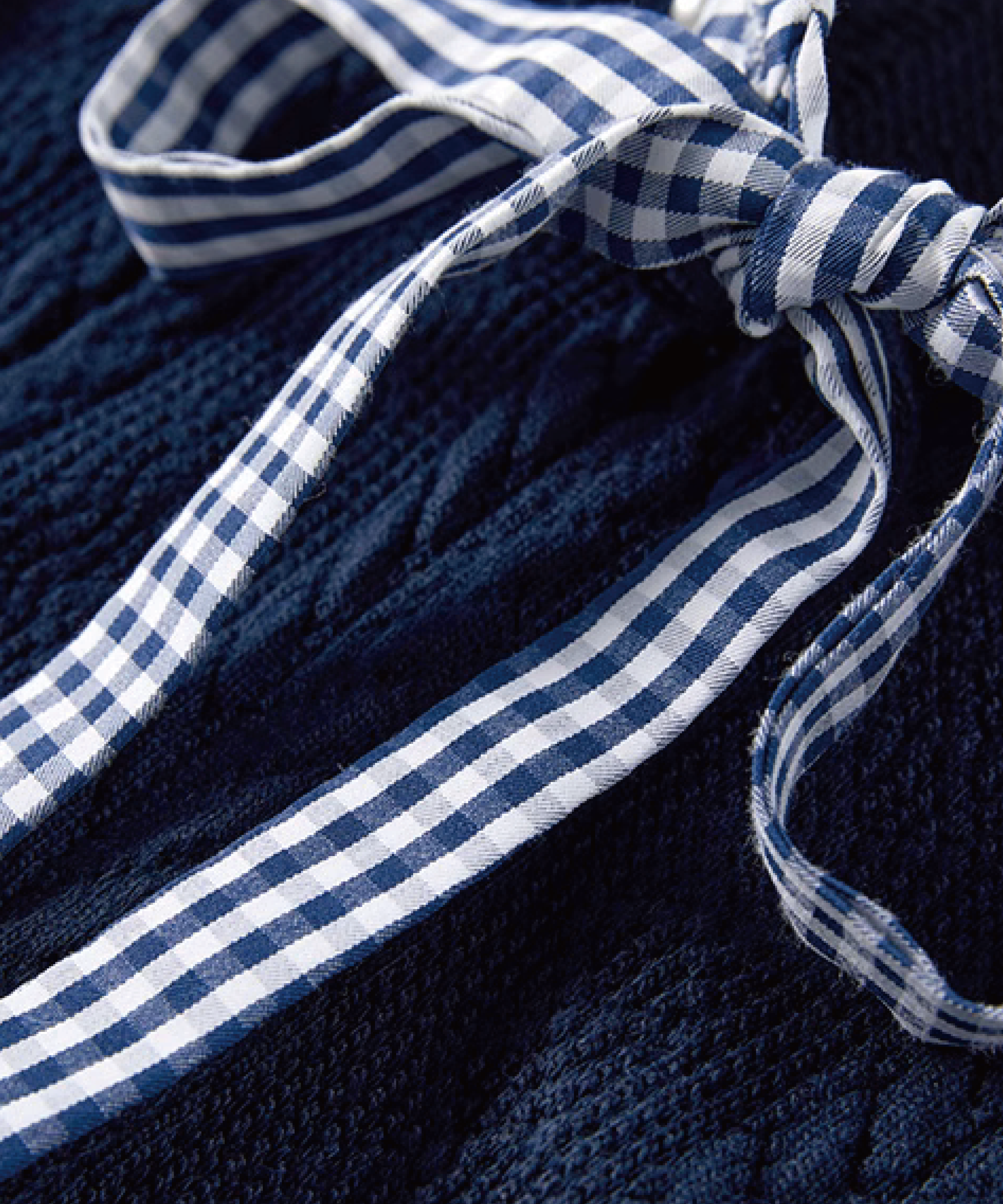 Pearl Deco Navy Knit Set-Up パールデコネイビーニットセットアップ