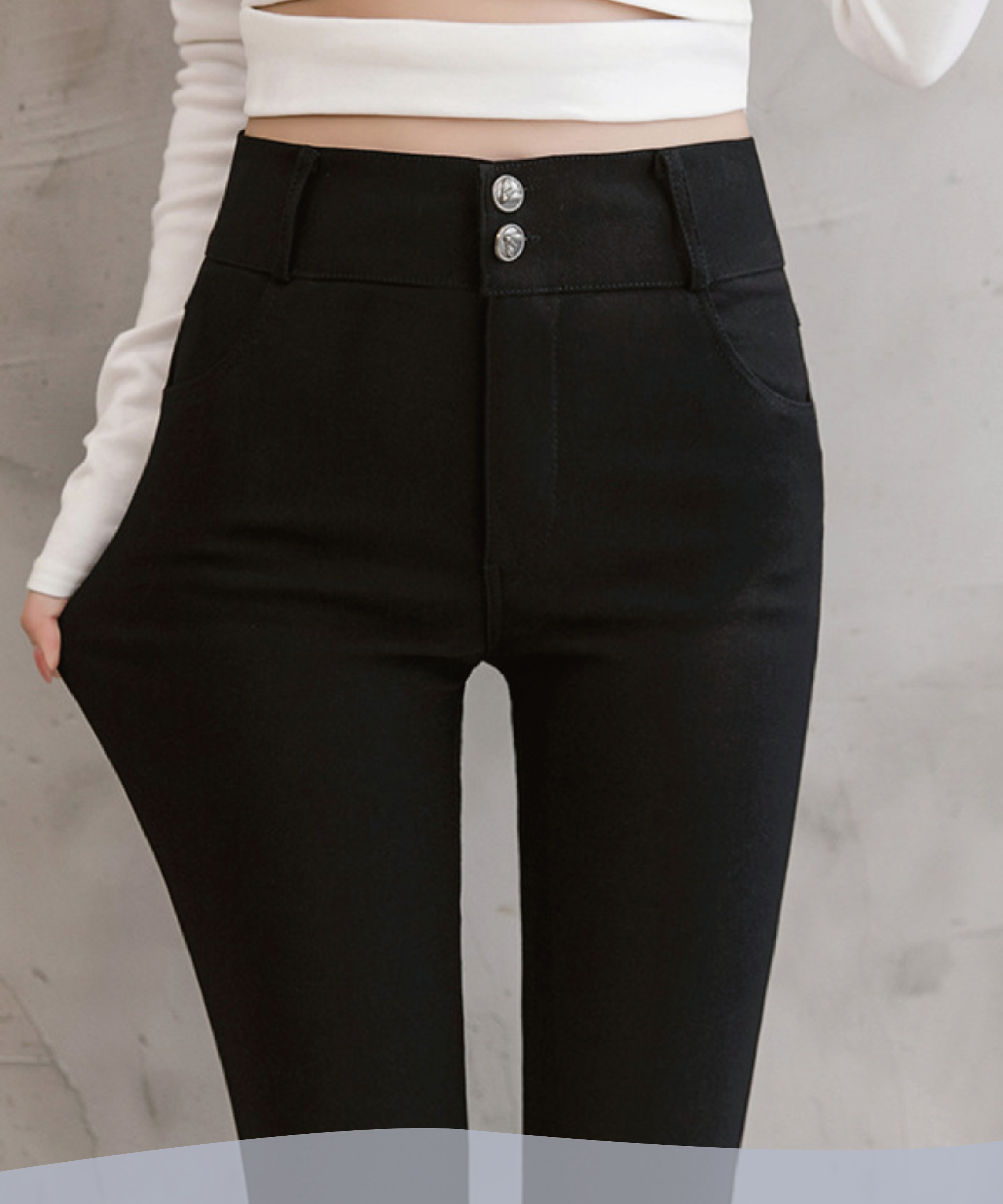 High Waist Skinny Pants 