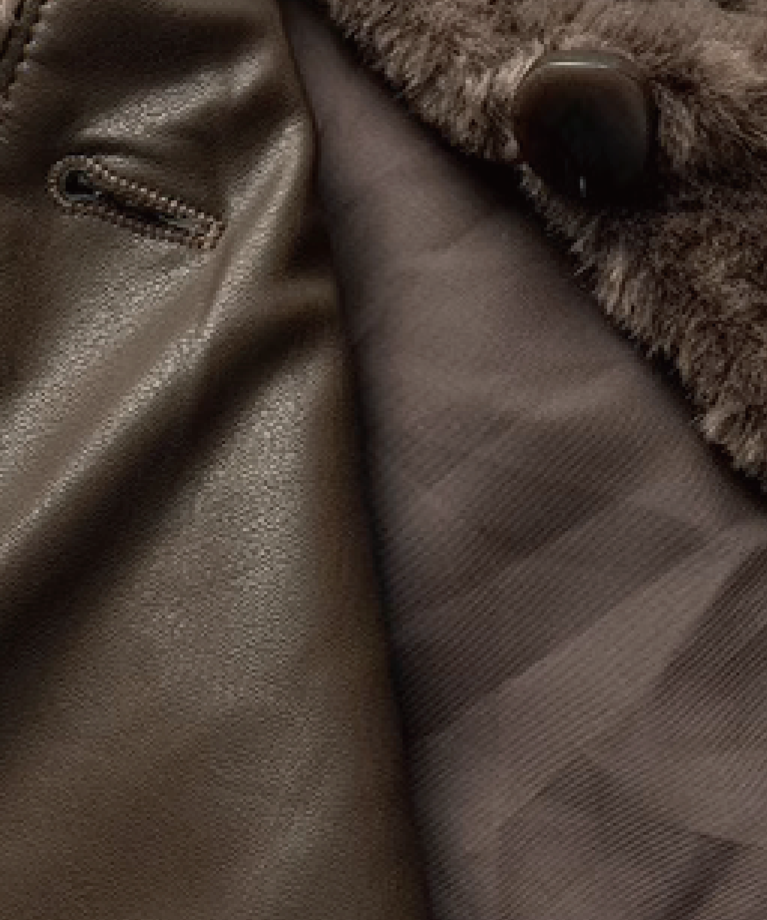 Cozy Faux Fur Coat. Warm fur coat 