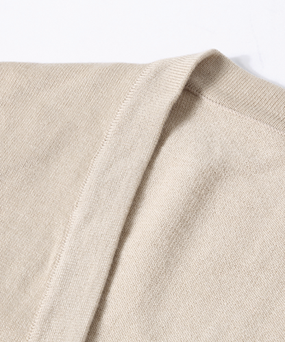 Pre-order item: LA POMME petit Icon Loose Cardigan Coffee 