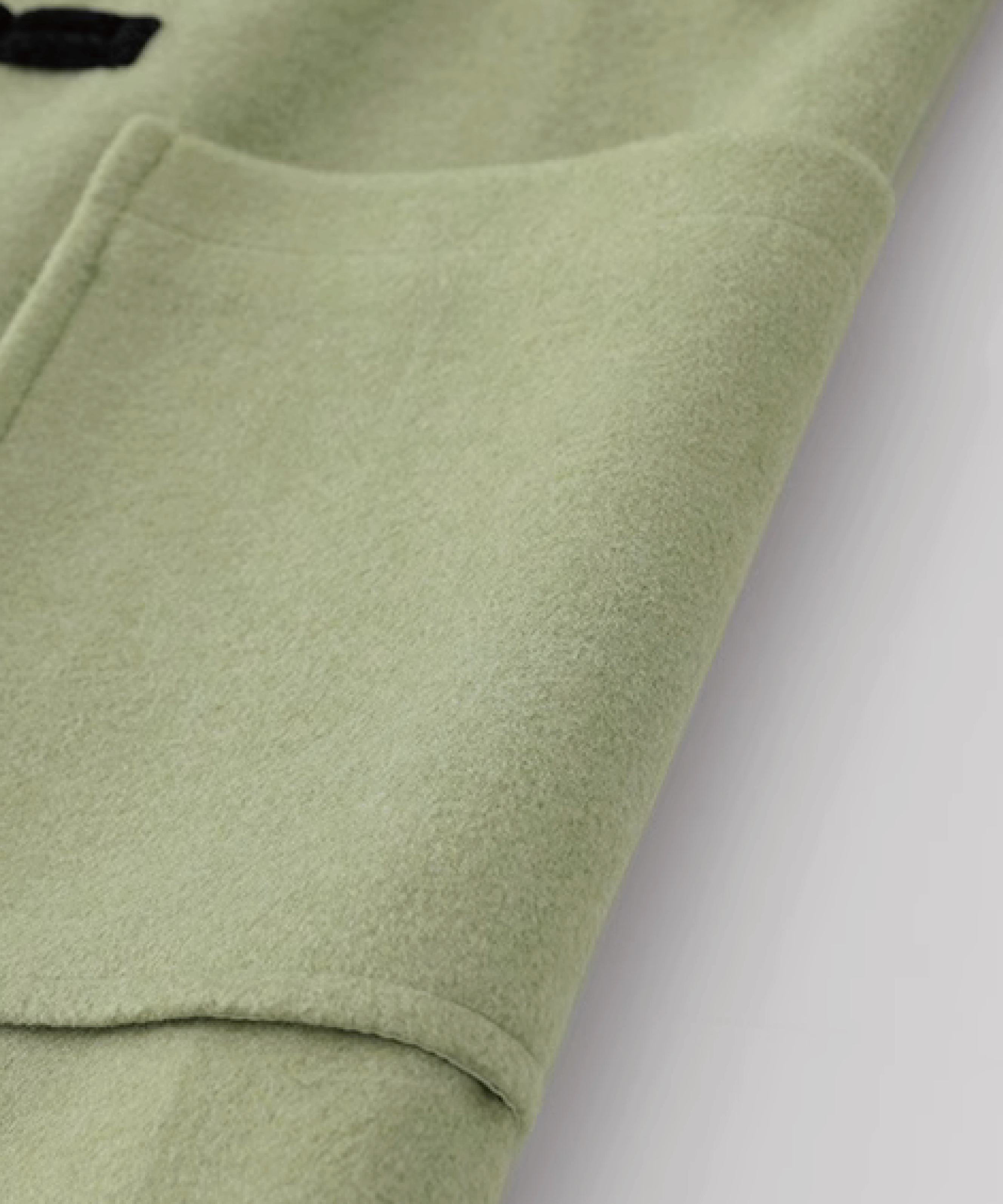 Bean Green Hooded Long Coat  ビーングリーンフード付きロングコート