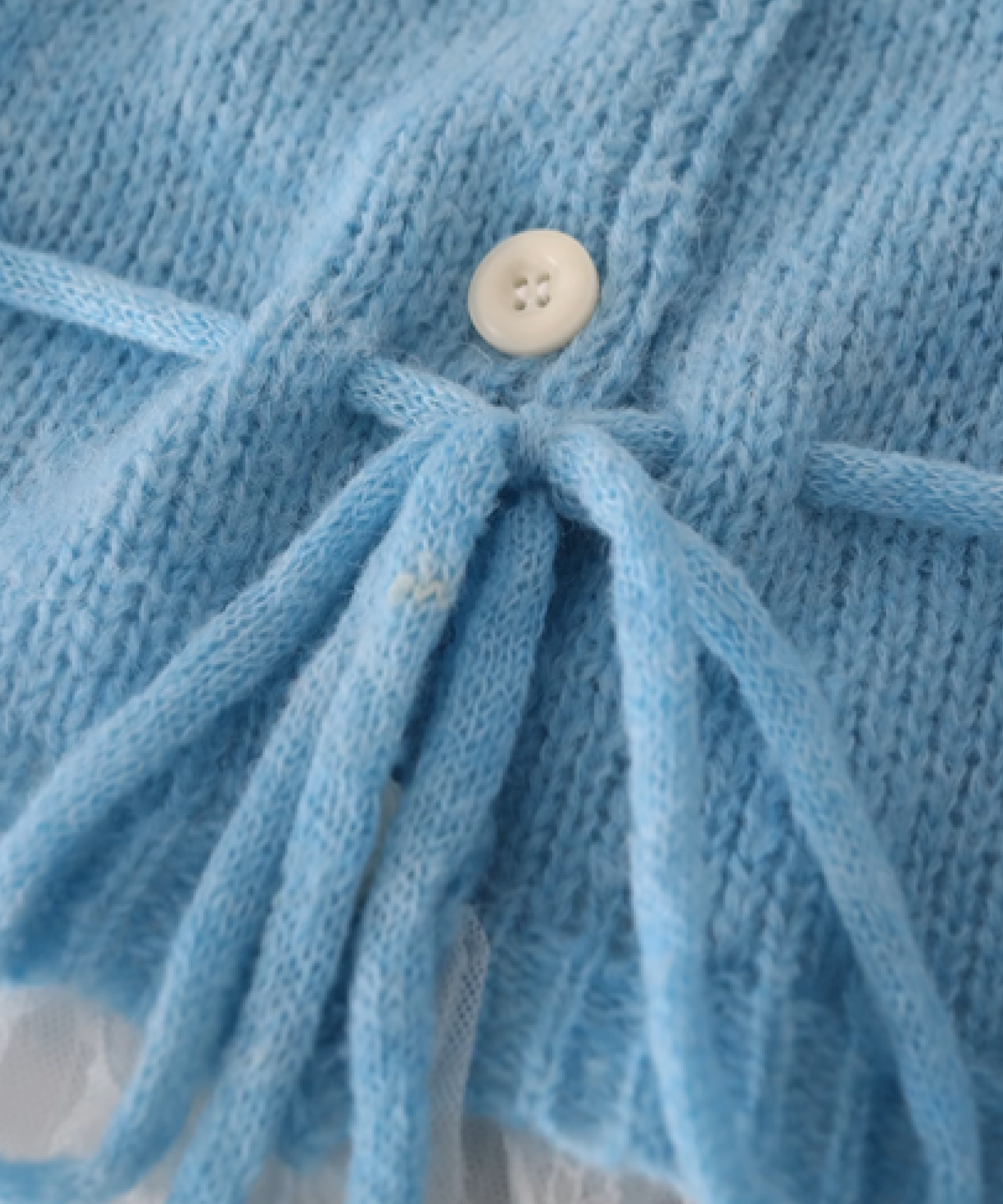 Flare Lace Stitching Cardigan