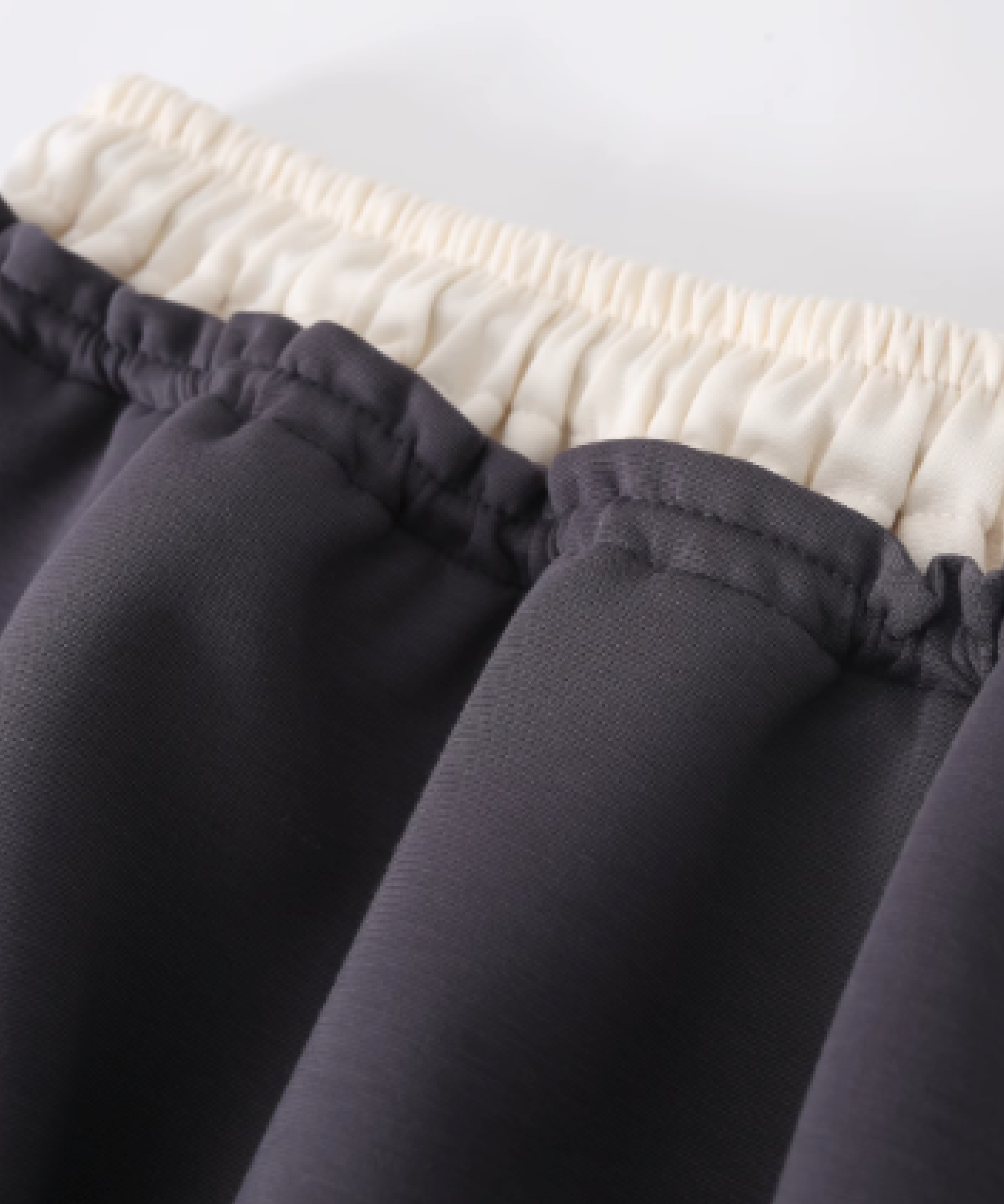 Fake Two Flare Mini Skirt