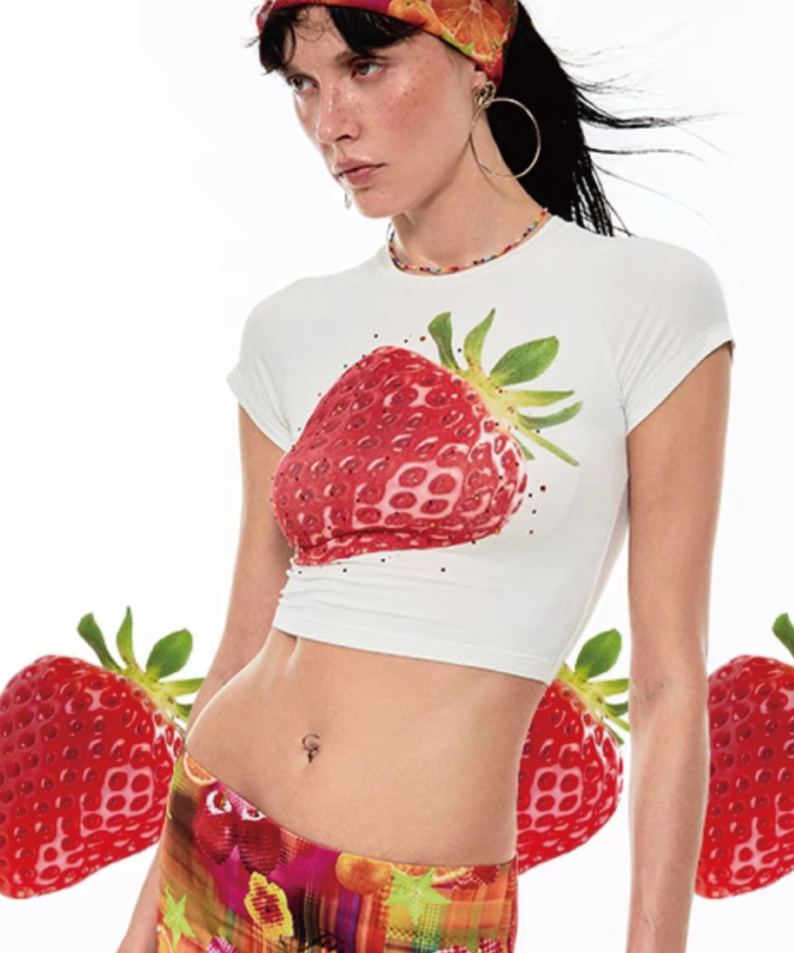 Summer Fruits Short T Strawberry