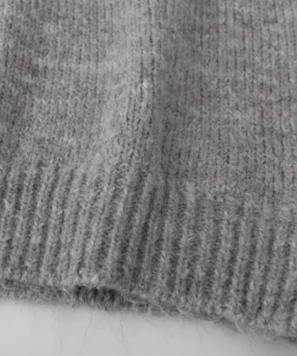 Lace Stitching Sheer Sweater