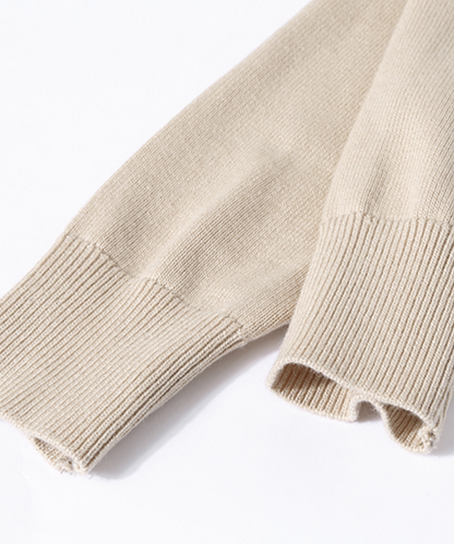 Pre-order item: LA POMME petit Icon Loose Cardigan Coffee 