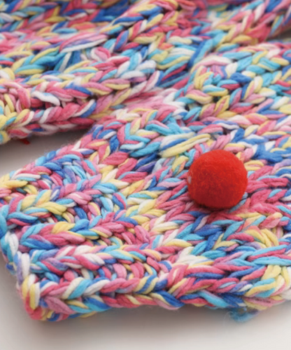 Colorful Ball Deco Knit 