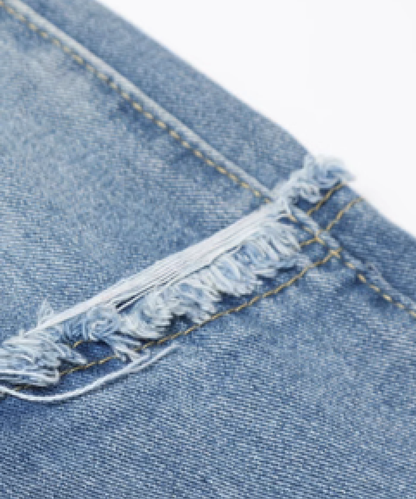Patchwork Denim Pants