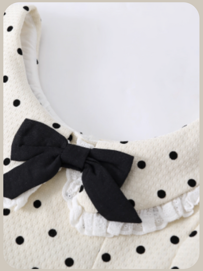 Texture Corset Dot Doll Frill Dress/テクスチャコルセットドットドールフリルドレス