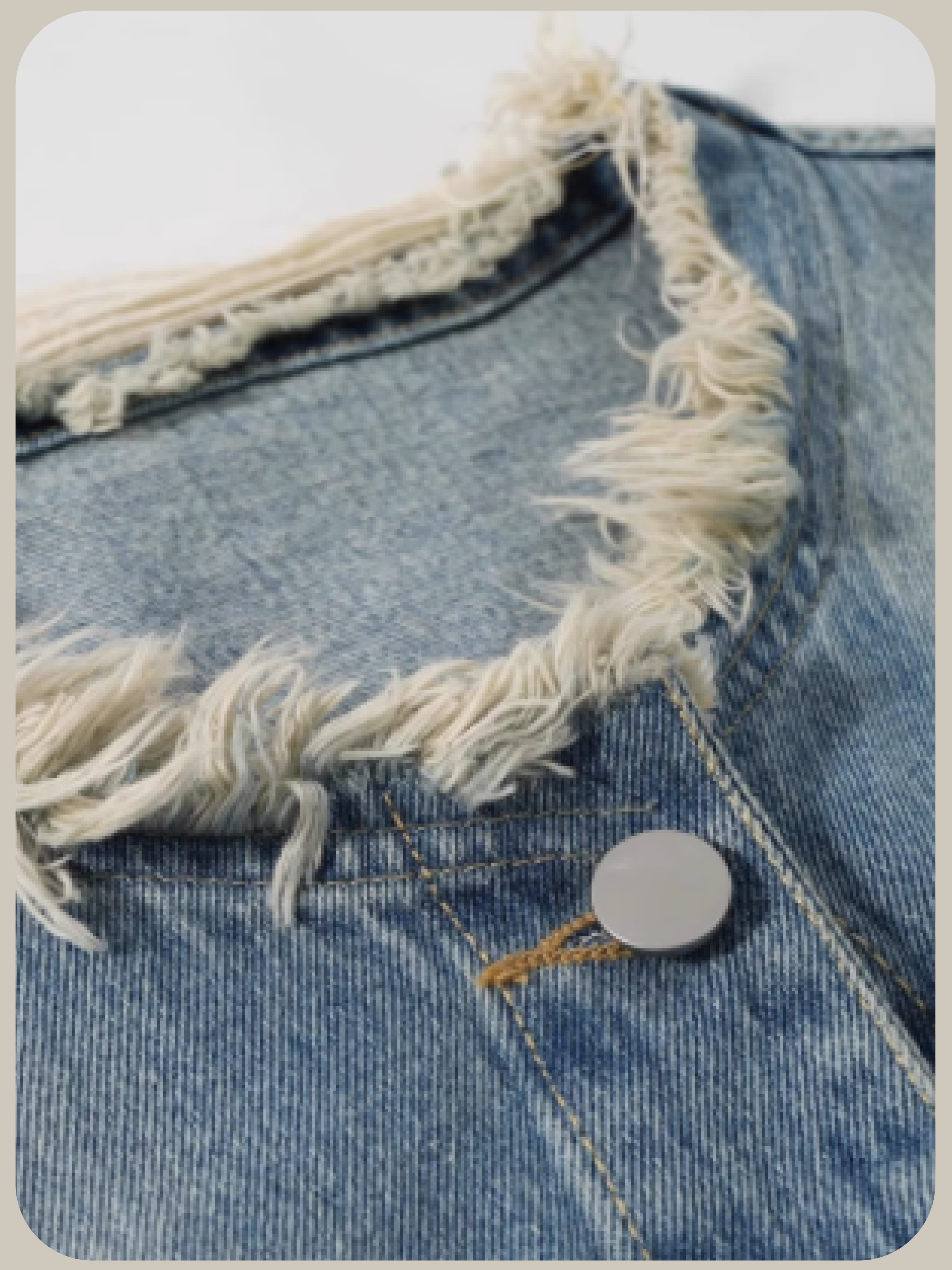 Lace Deco Denim Jacket/レースデコデニムジャケット