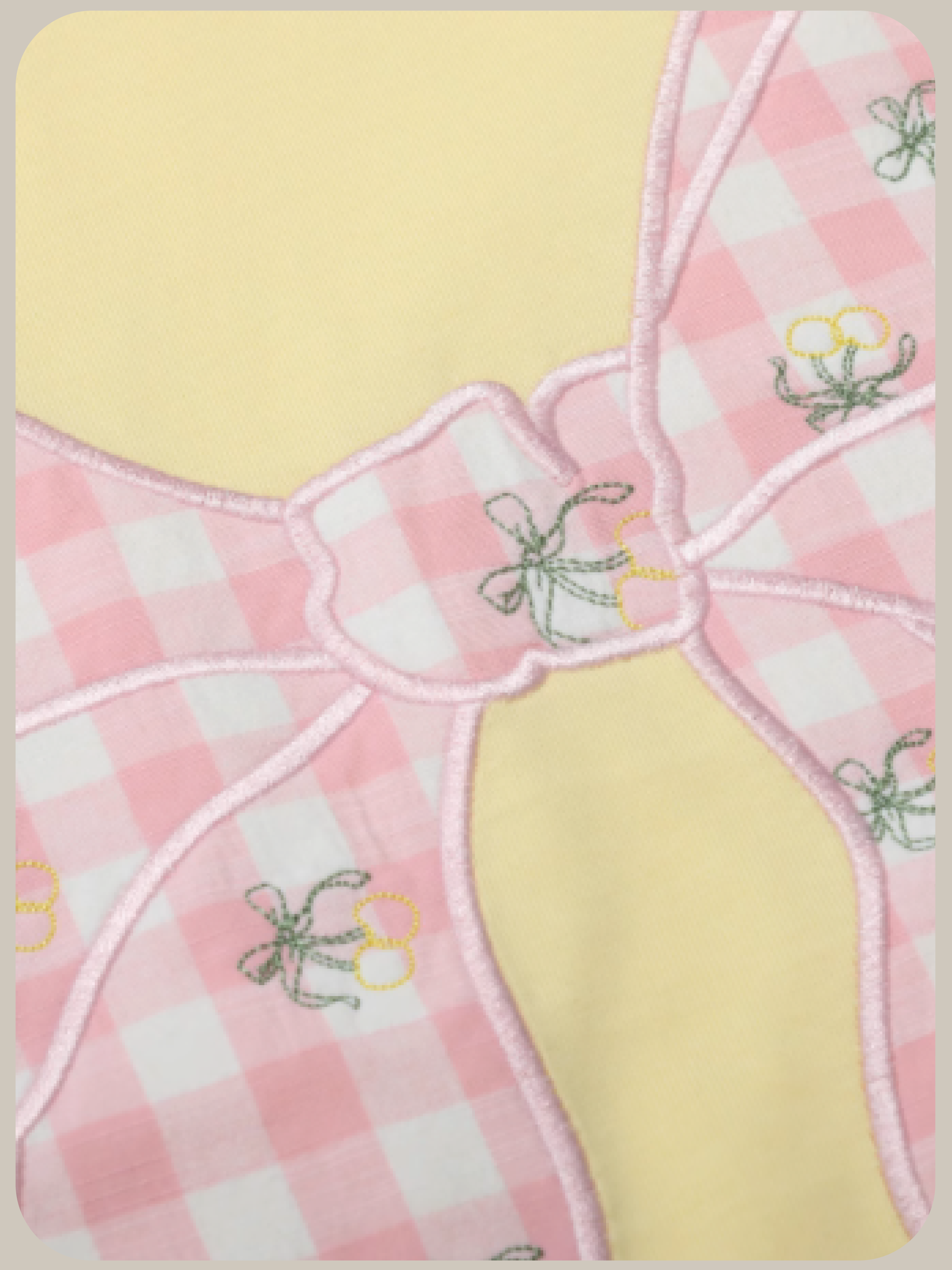 Ribbon Motif Embroidery T/リボンモチーフ刺繍Tシャツ