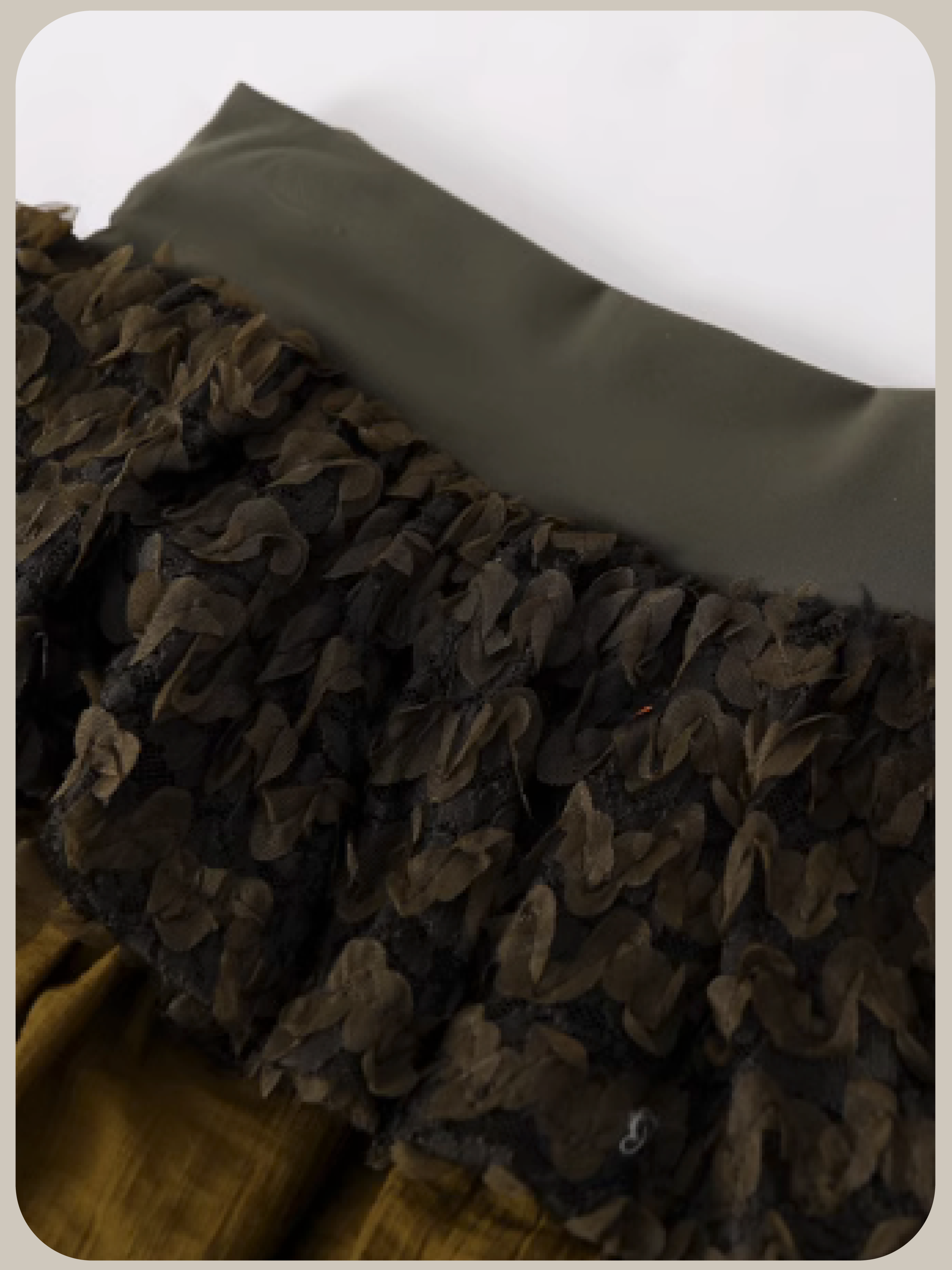 Emboss Layer Ruffle Skirt/エンボスレイヤーフリルスカート