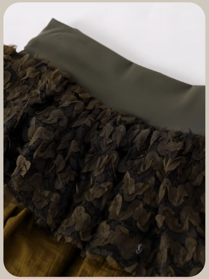 Emboss Layer Ruffle Skirt/エンボスレイヤーフリルスカート