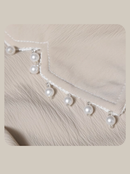 Pearl Piping Collar Shirt/パールパイピングカラーシャツ