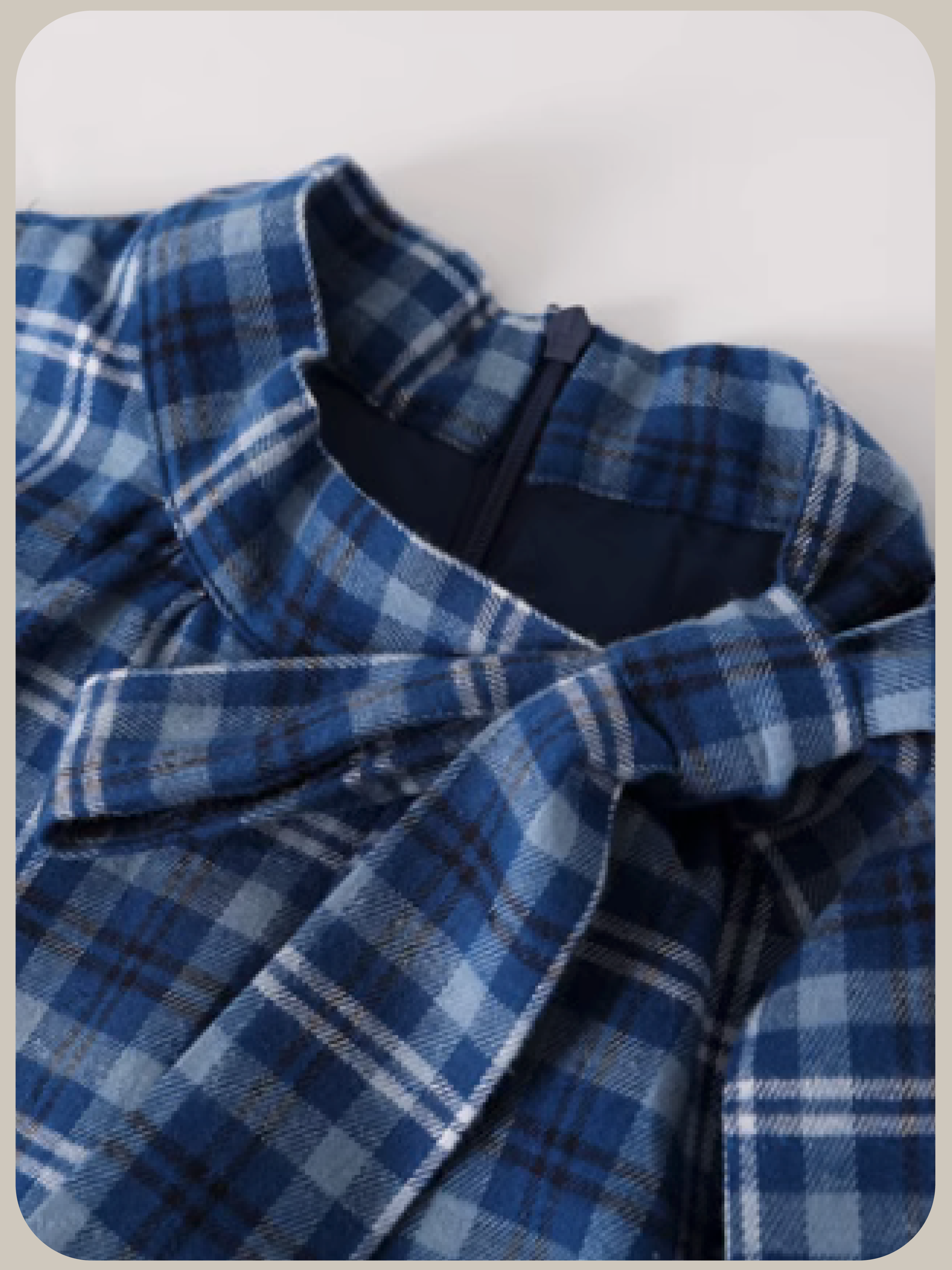 French Check Ruffle Dress/フレンチチェックフリルドレス