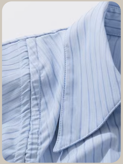 Sweet Ribbon Stripe Shirt/スイートリボンストライプシャツ
