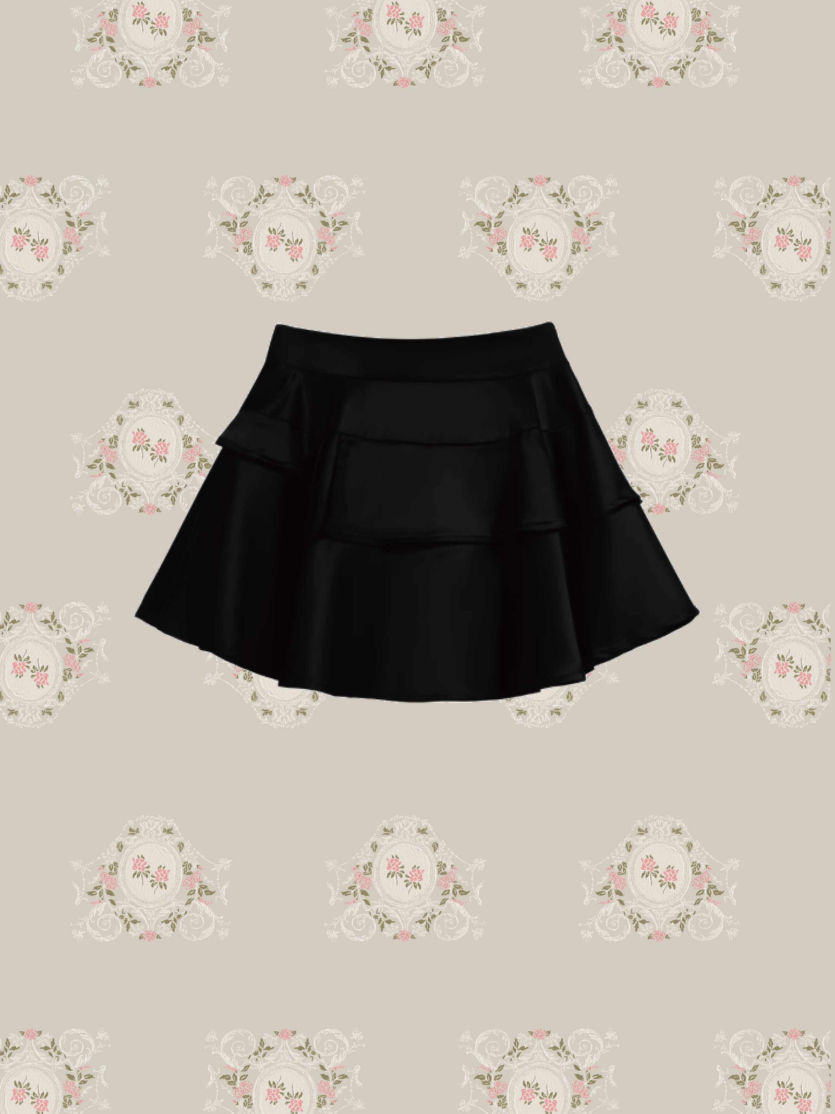 Peplum Mini Skirt/ペプラムミニスカート
