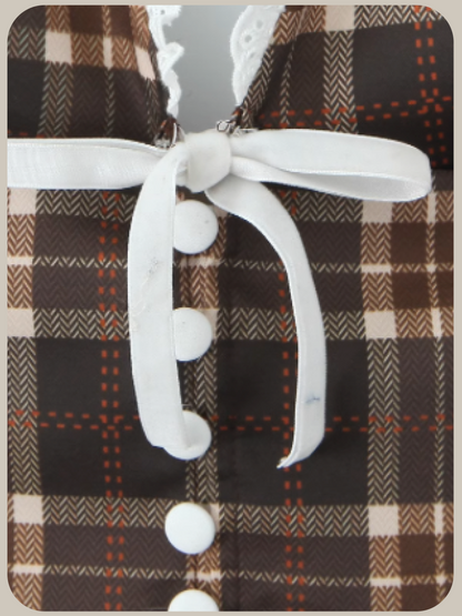 Halter Plaid Top/ホルターネックチェックトップス