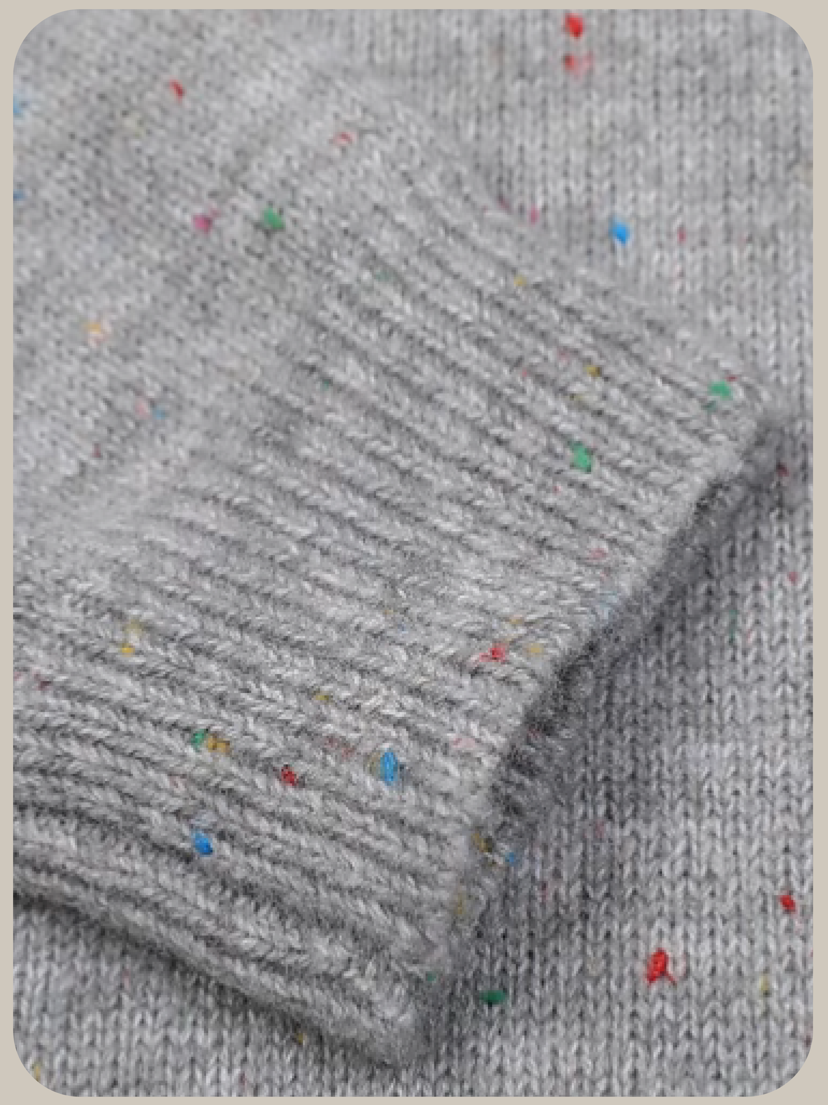 Half Neck Ribbon Knit Top/ハーフネックリボンニットトップス