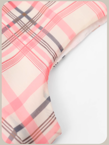Back Button Pink Vest Dress/バックボタンピンクベストドレス