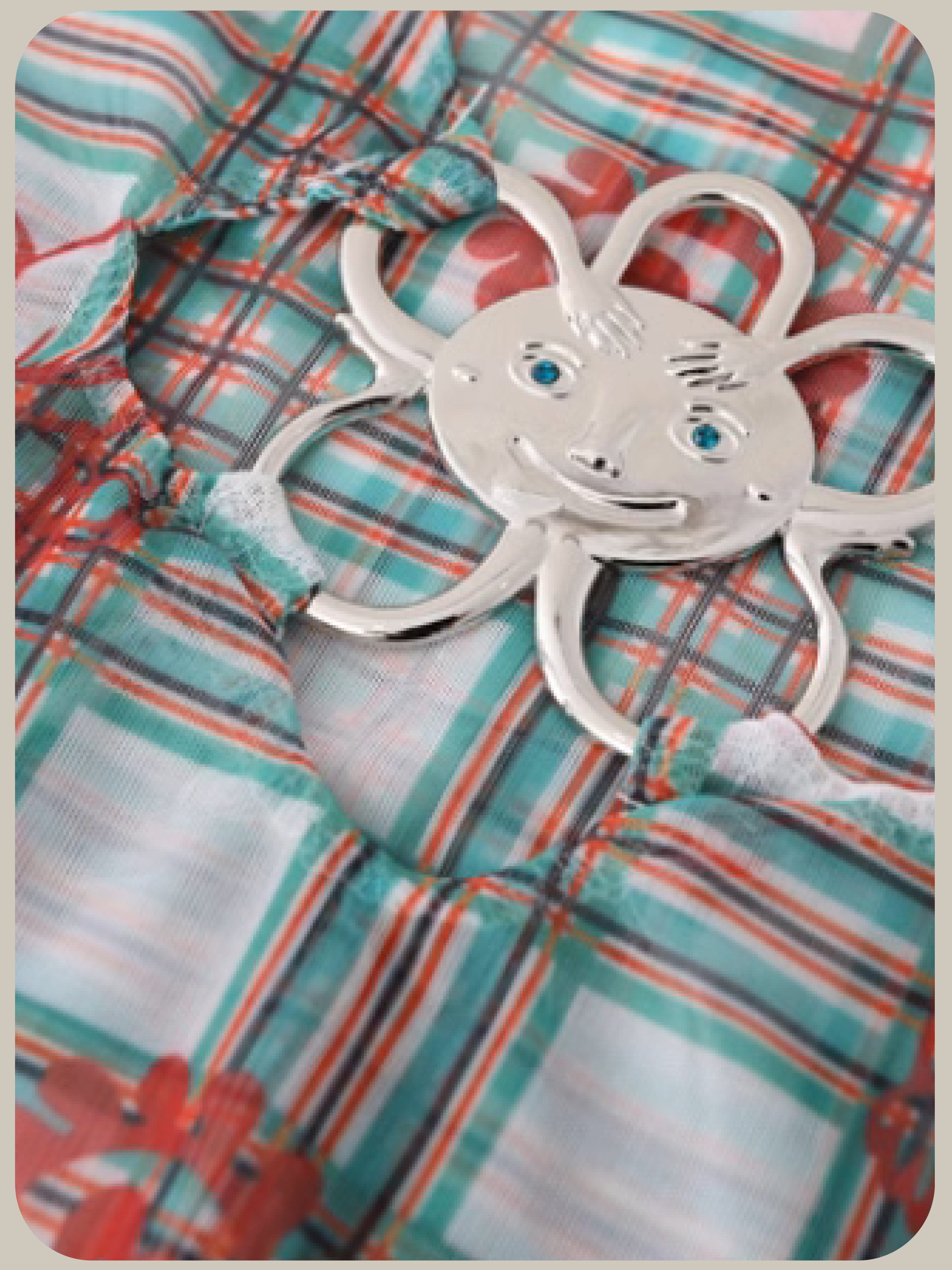 Unique Colored Check Dress/ユニークカラーのチェックドレス