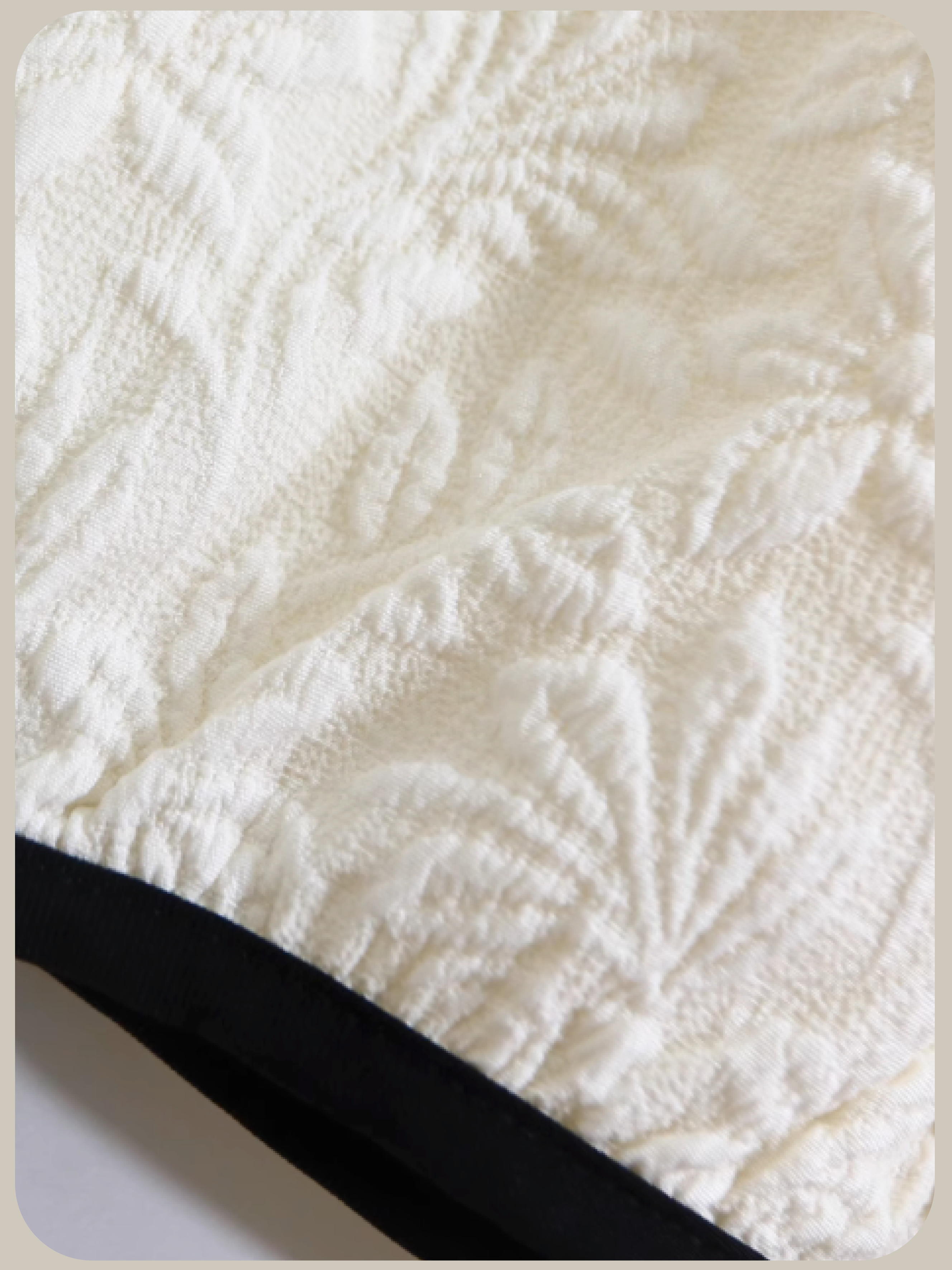 French Emboss Ribbon Shirt/フレンチエンボスリボンシャツ