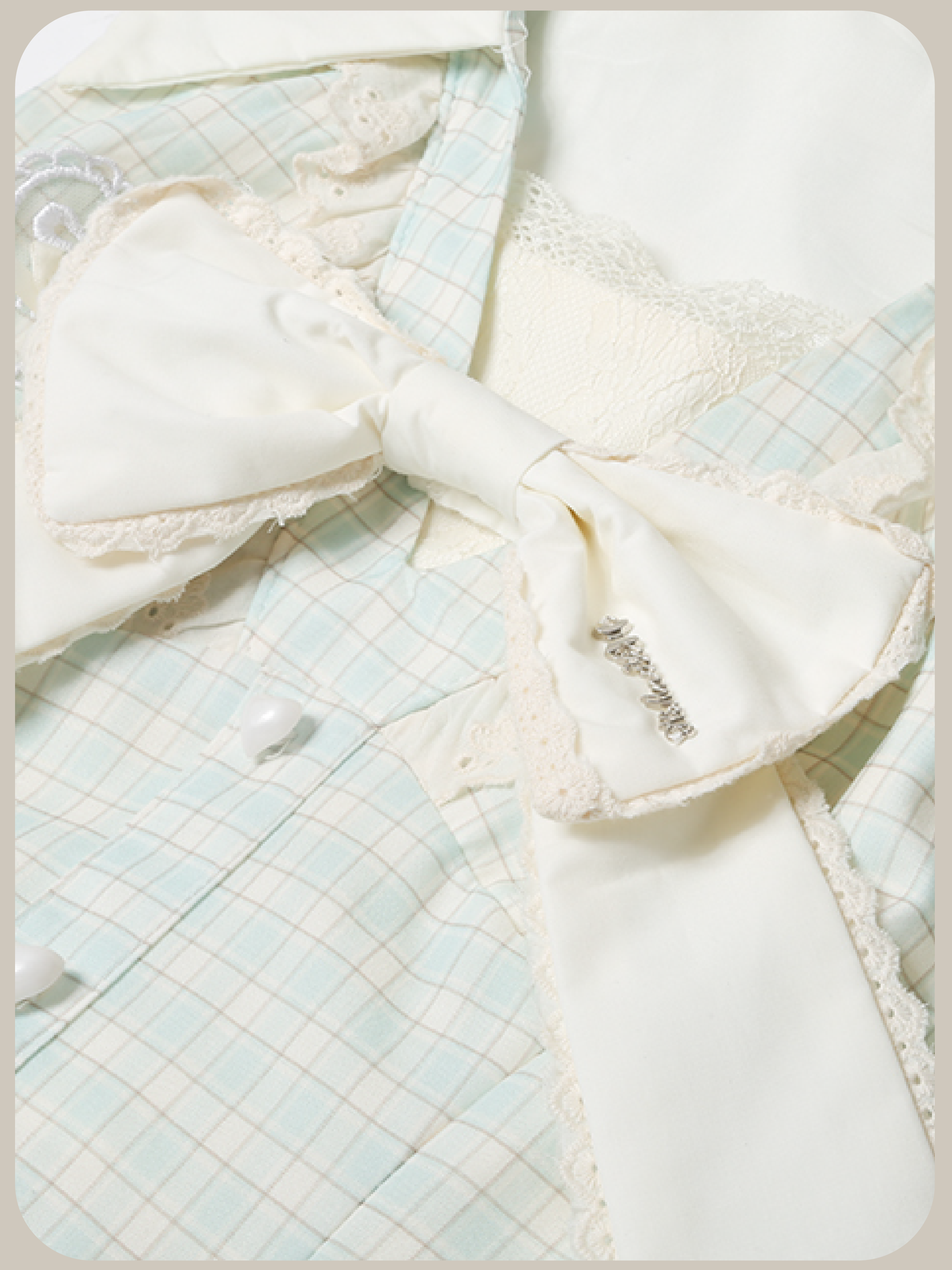 Sweet Princess Ribbon Plaid Dress/スイートプリンセスリボンチェックドレス