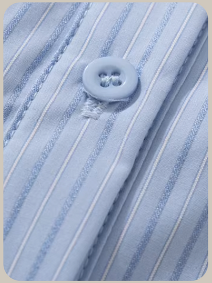 Sweet Ribbon Stripe Shirt/スイートリボンストライプシャツ
