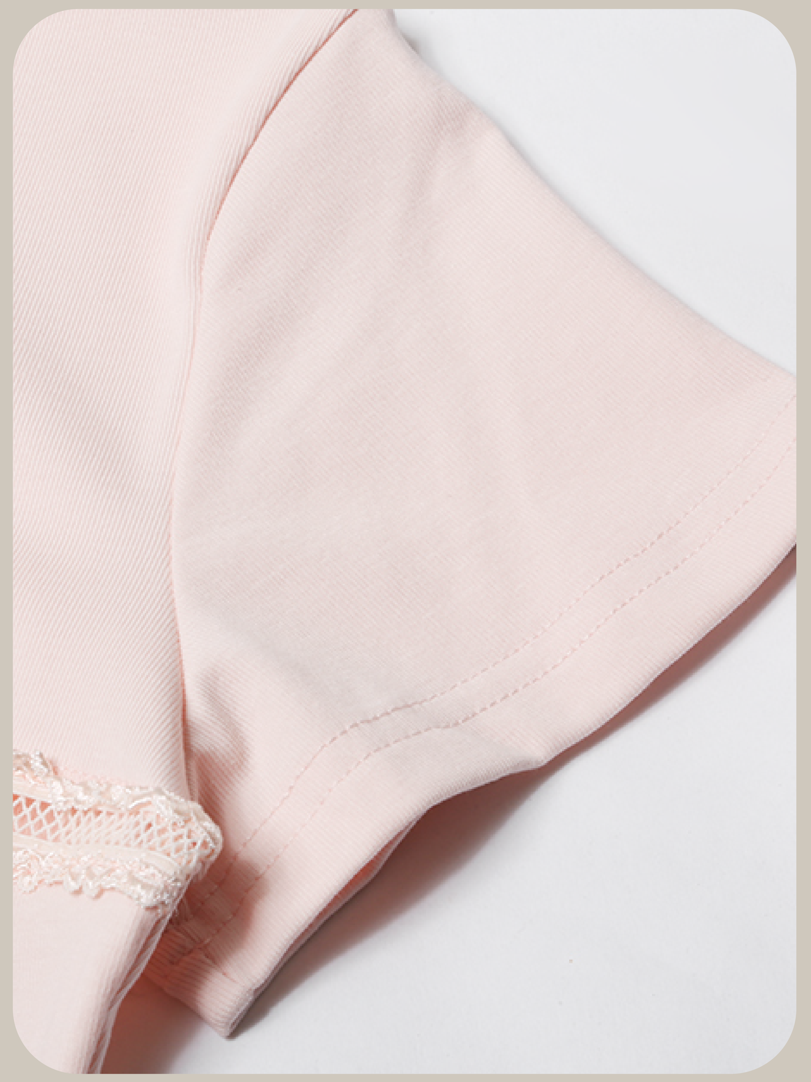 Single Lace Band T/シングルレースバンドTシャツ