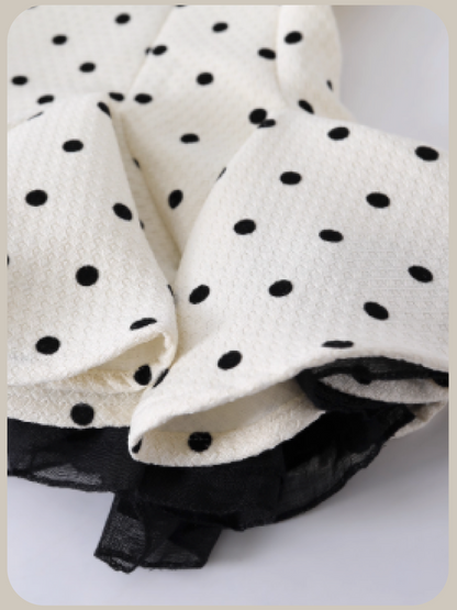 Texture Corset Dot Doll Frill Dress/テクスチャコルセットドットドールフリルドレス