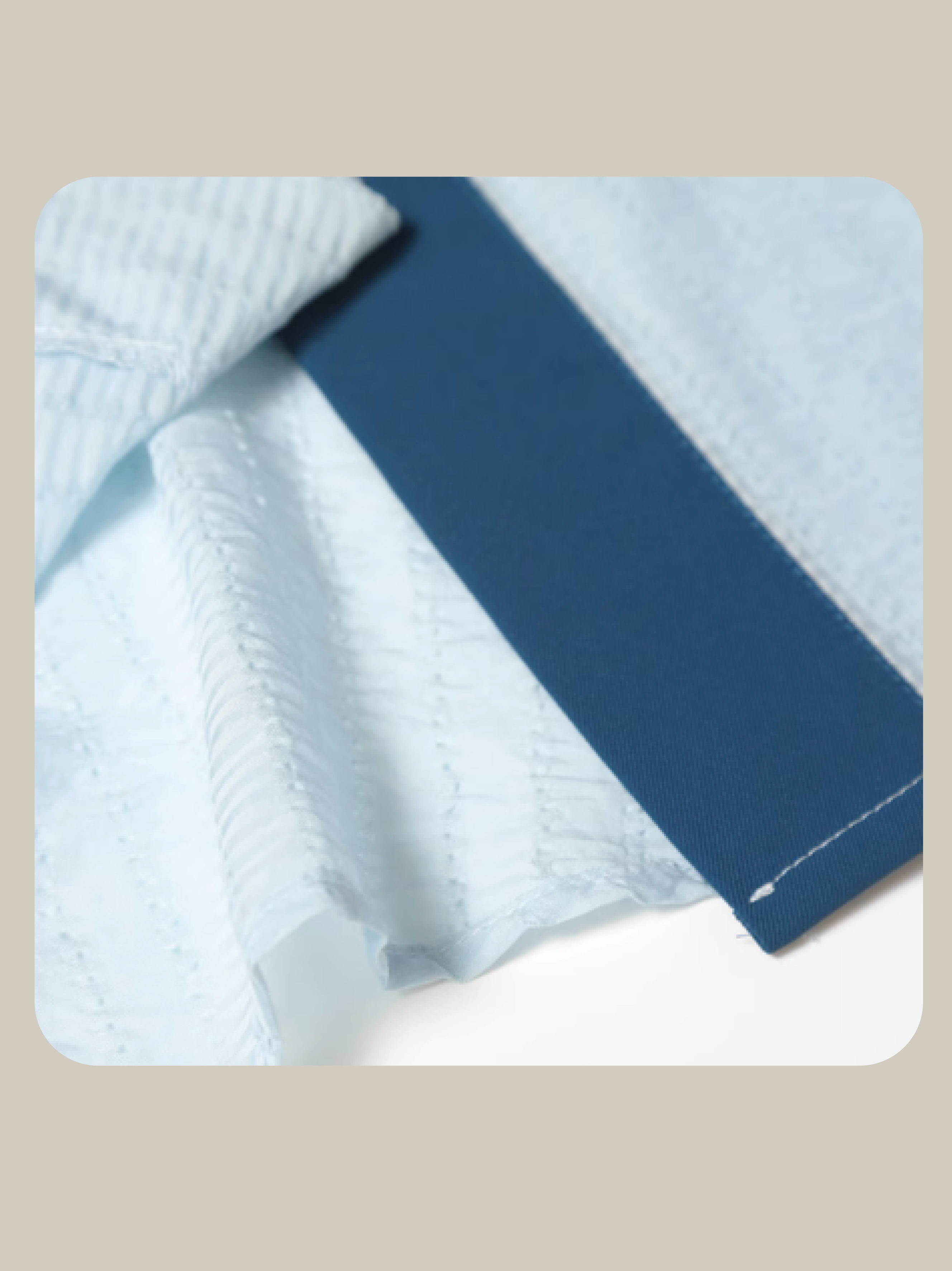 Wave Design Blue Shirt/ウェーブ デザイン ブルー シャツ