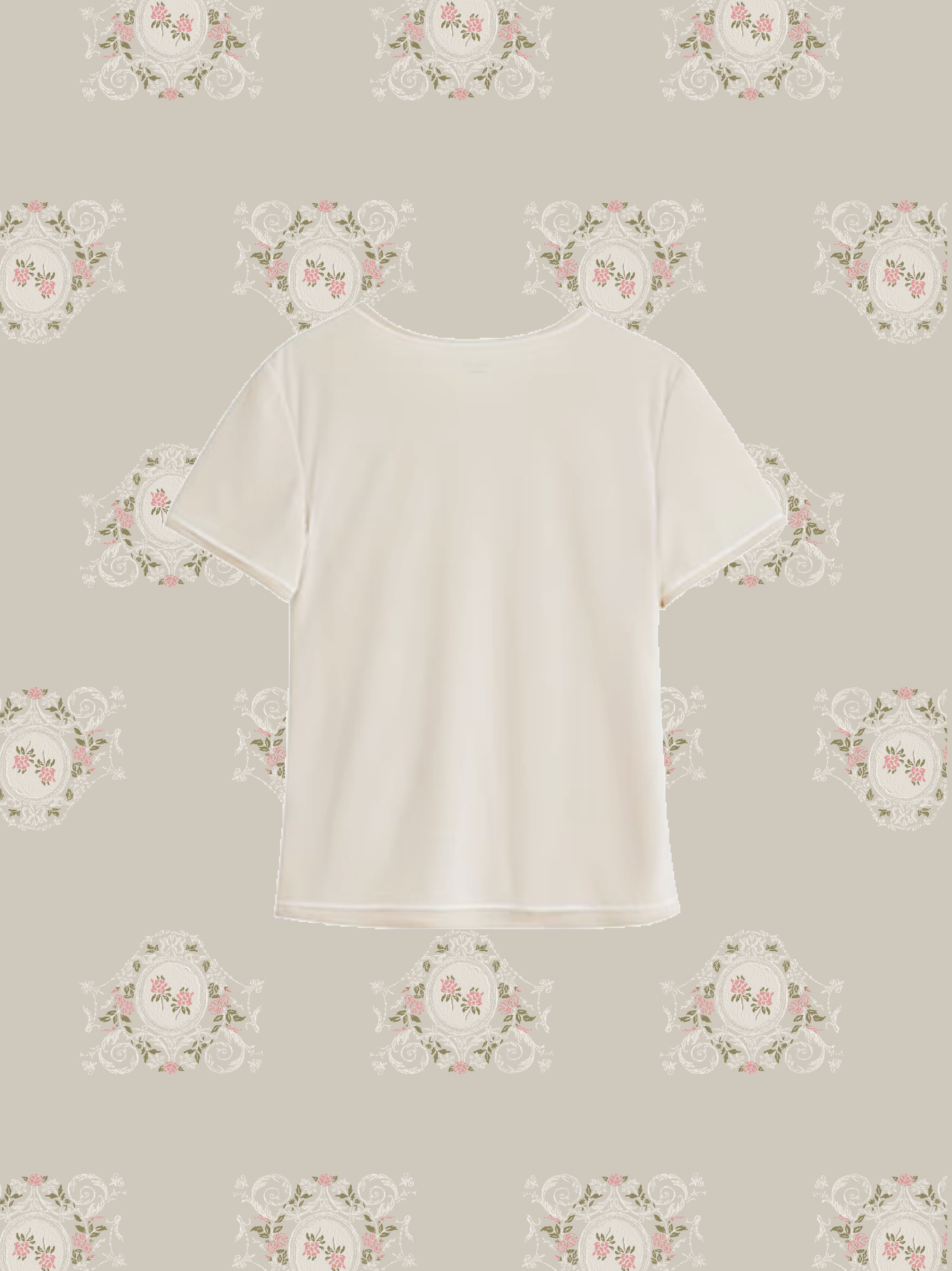 Mesh Gather Flower T/メッシュギャザーフラワーT
