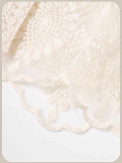French Lace Blouse Set Up/フレンチレースブラウスセットアップ