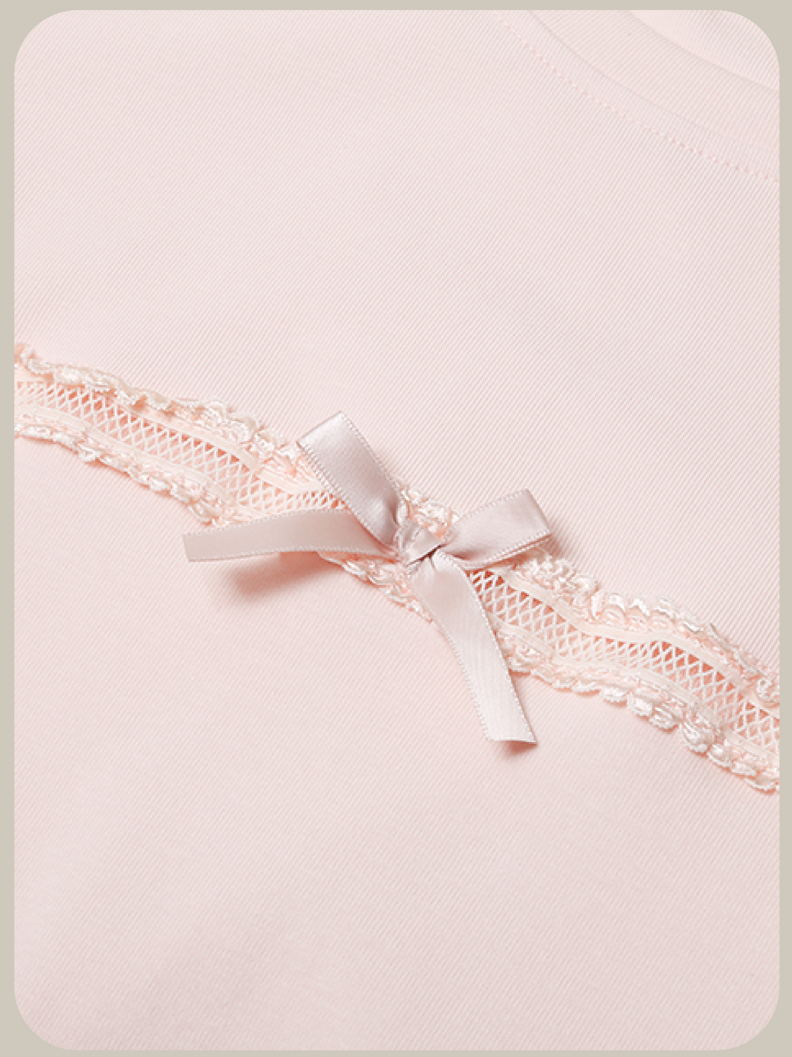 Single Lace Band T/シングルレースバンドTシャツ