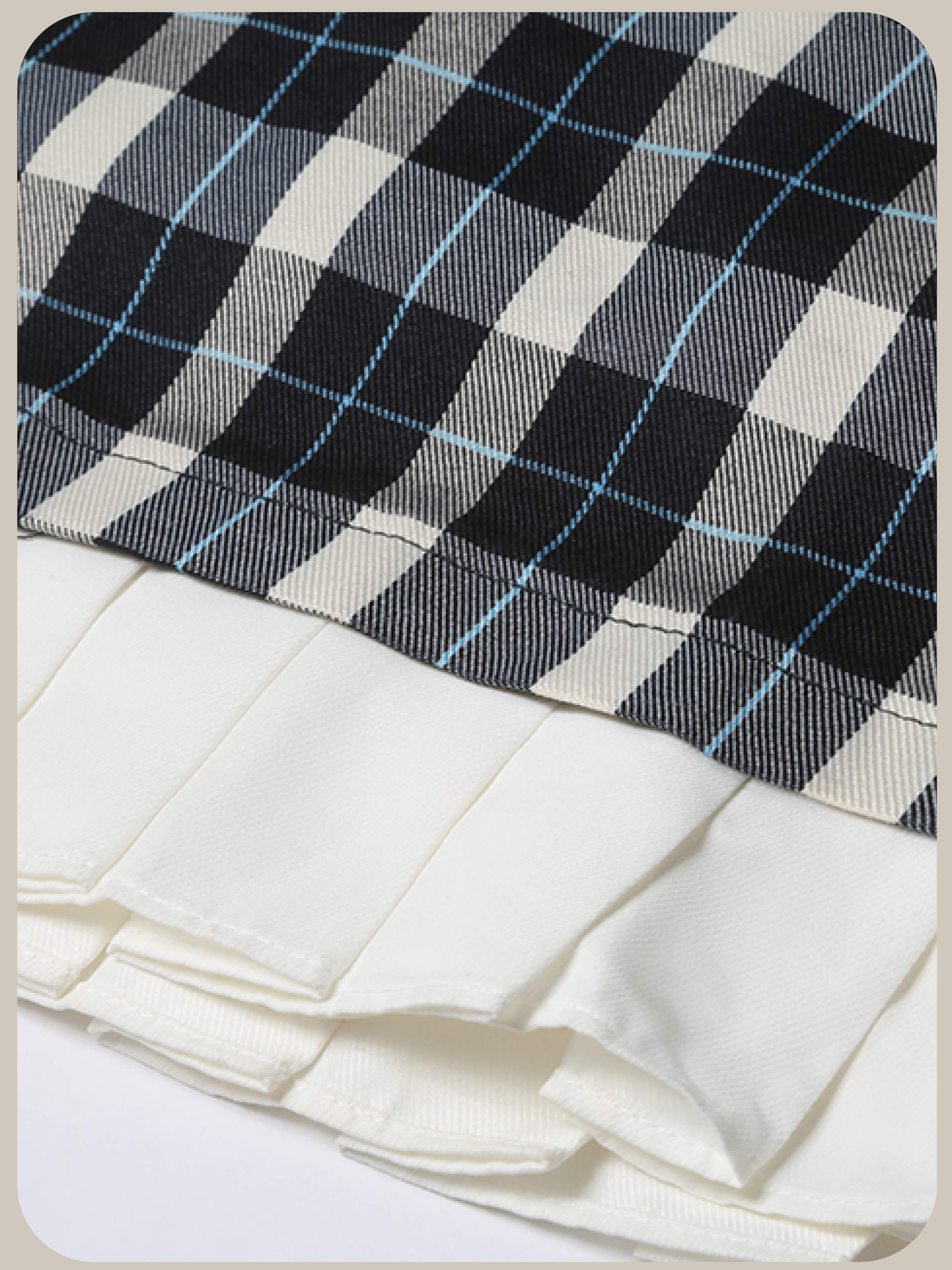 Sailor Collar Plaid Sweet Dress/セーラーカラーチェック柄スウィートワンピース