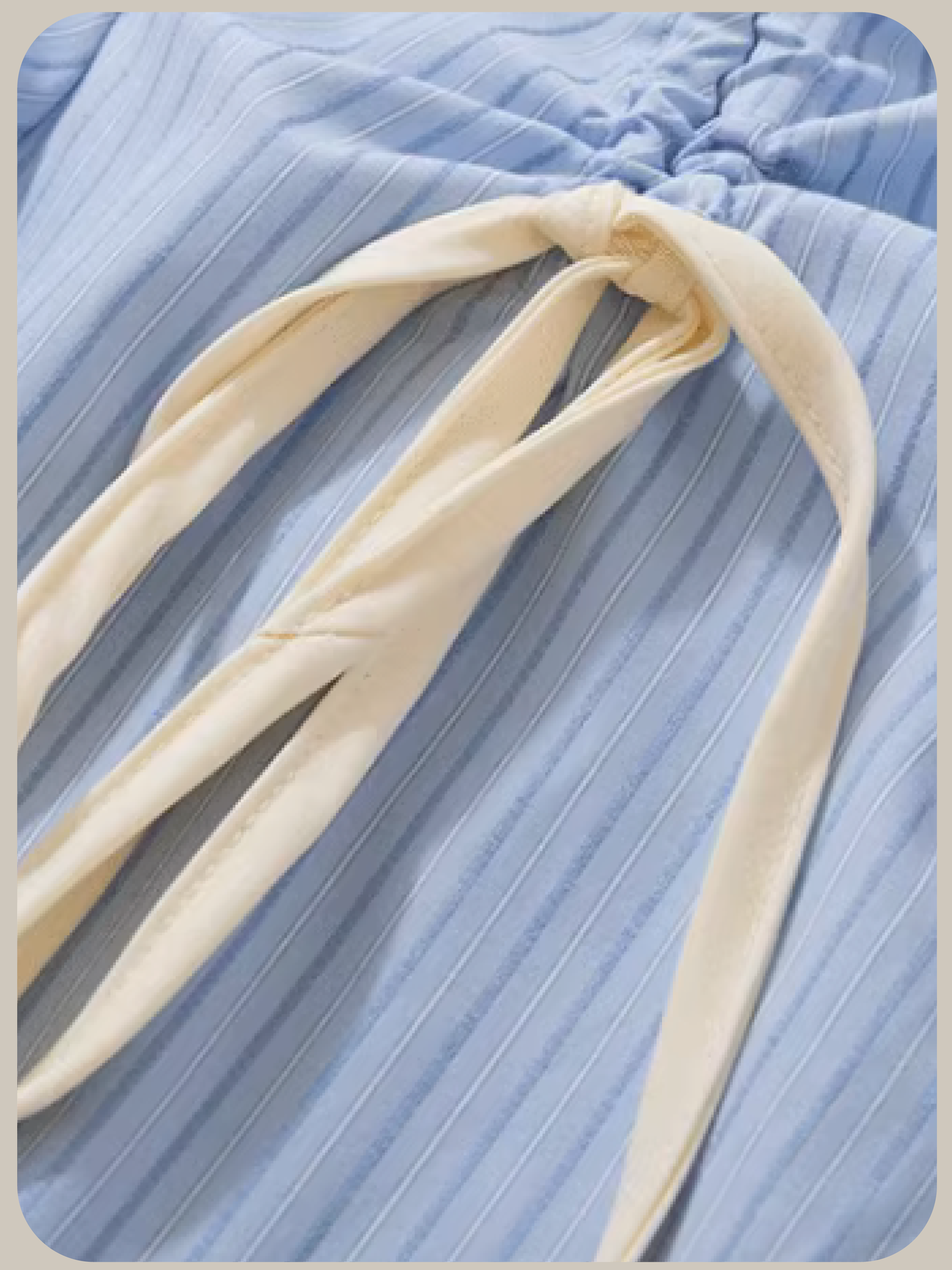 Sweet Ribbon Stripe Shirt/スイートリボンストライプシャツ