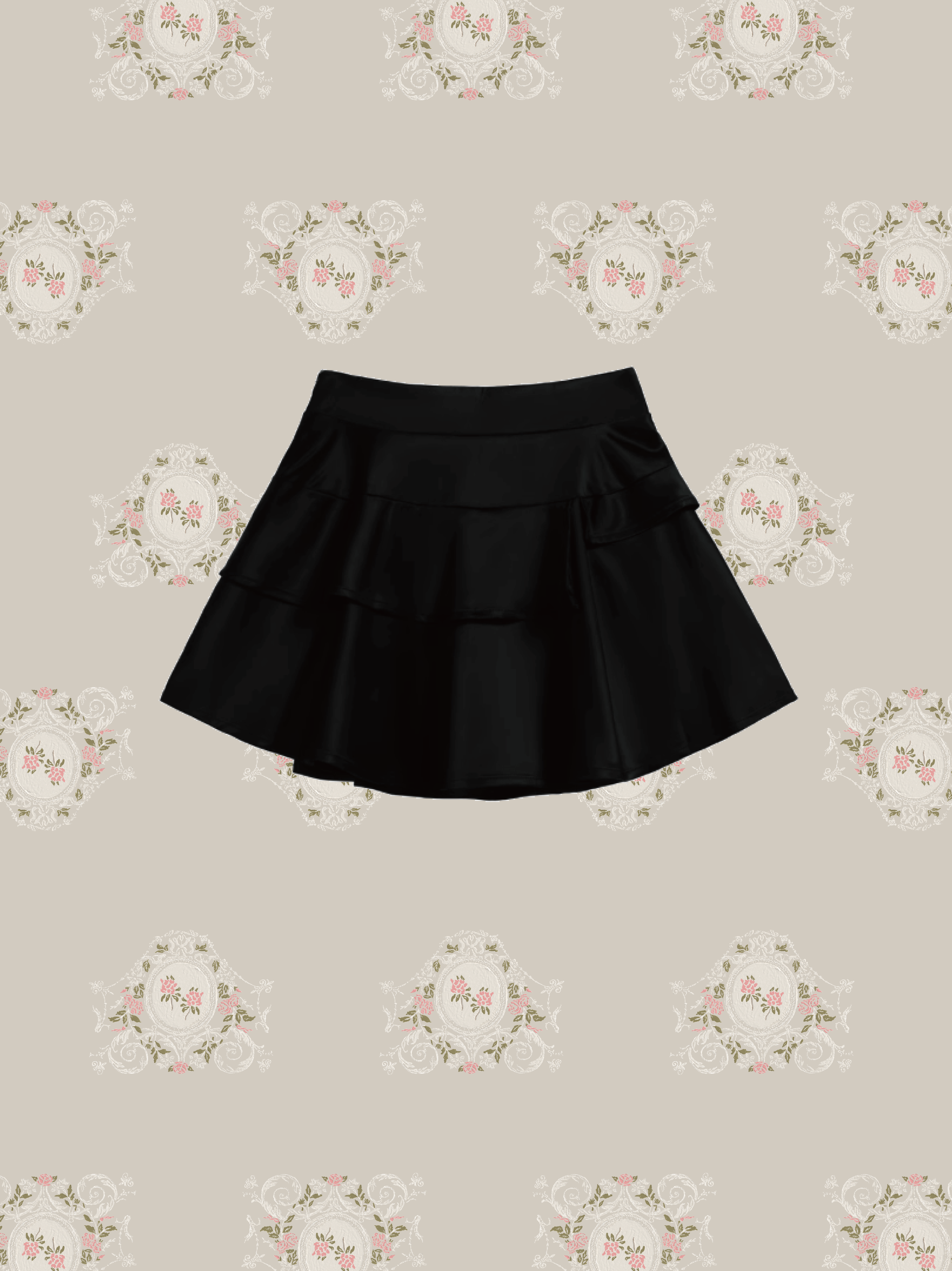 Peplum Mini Skirt 