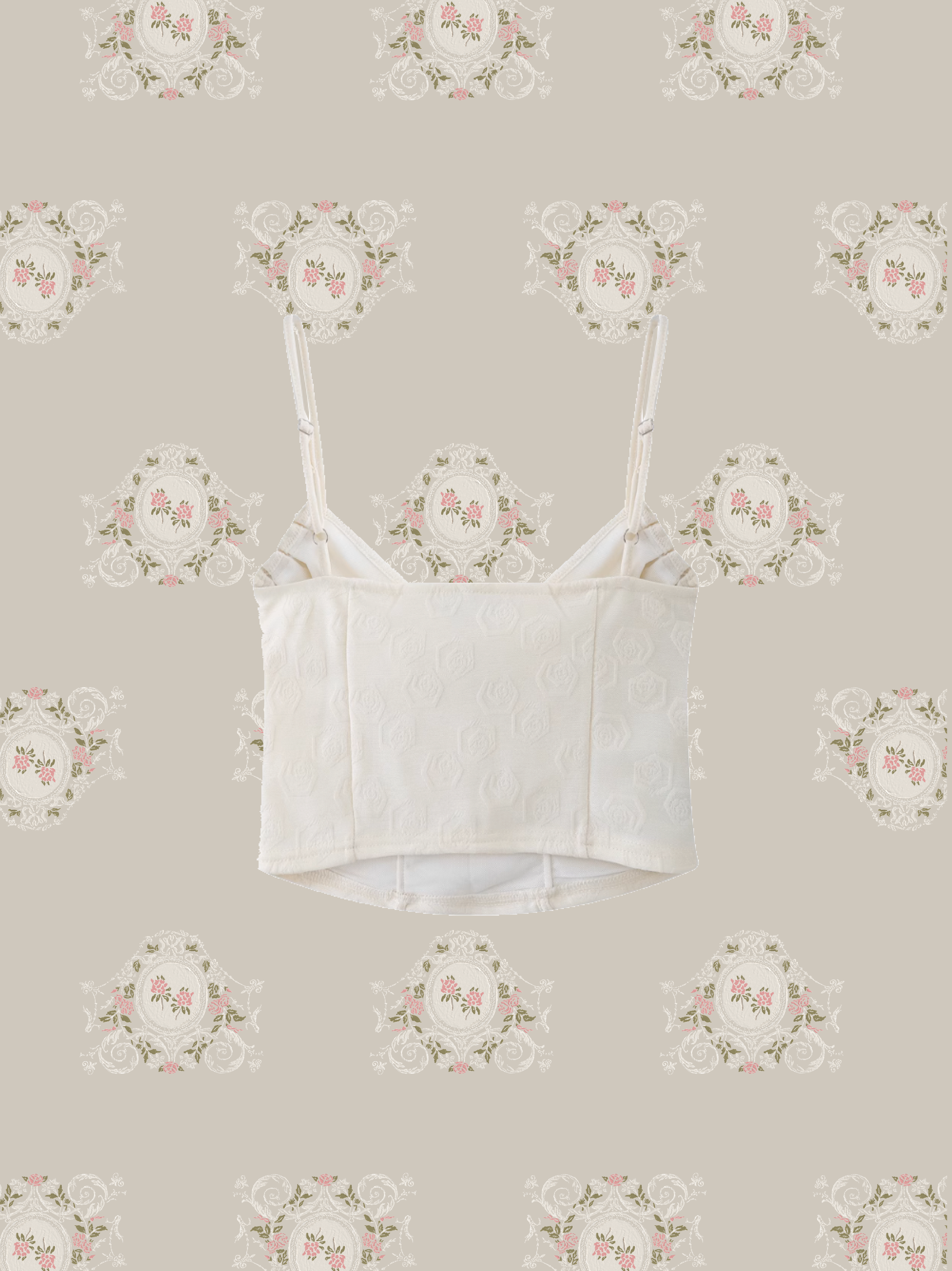 Rose Applique Cami/ローズアップリケキャミソール